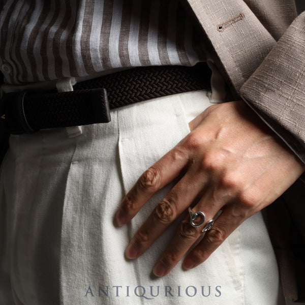 Hermes Ring Nausicaa Nojika SV925 Approx. Size 15 Storage Bag