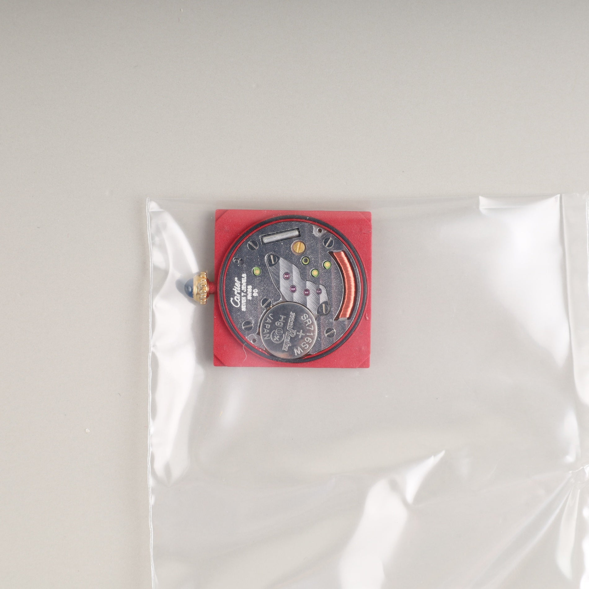 Cartier Must Tank LM 590005 Quartz Cal.90 SV925 Leather Genuine Buckle (GP) Ivory Roman Dial Overhauled and Finished to Like New