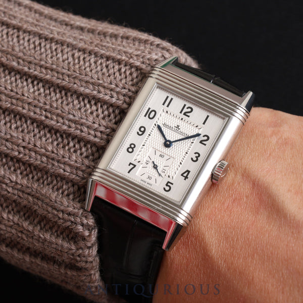 ジャガー・ルクルト レベルソ クラシック ラージ スモールセコンド 214.8.62 手巻き Cal.822/2 SS 革 純正尾錠(SS) アラビア文字盤 オーバーホール済み