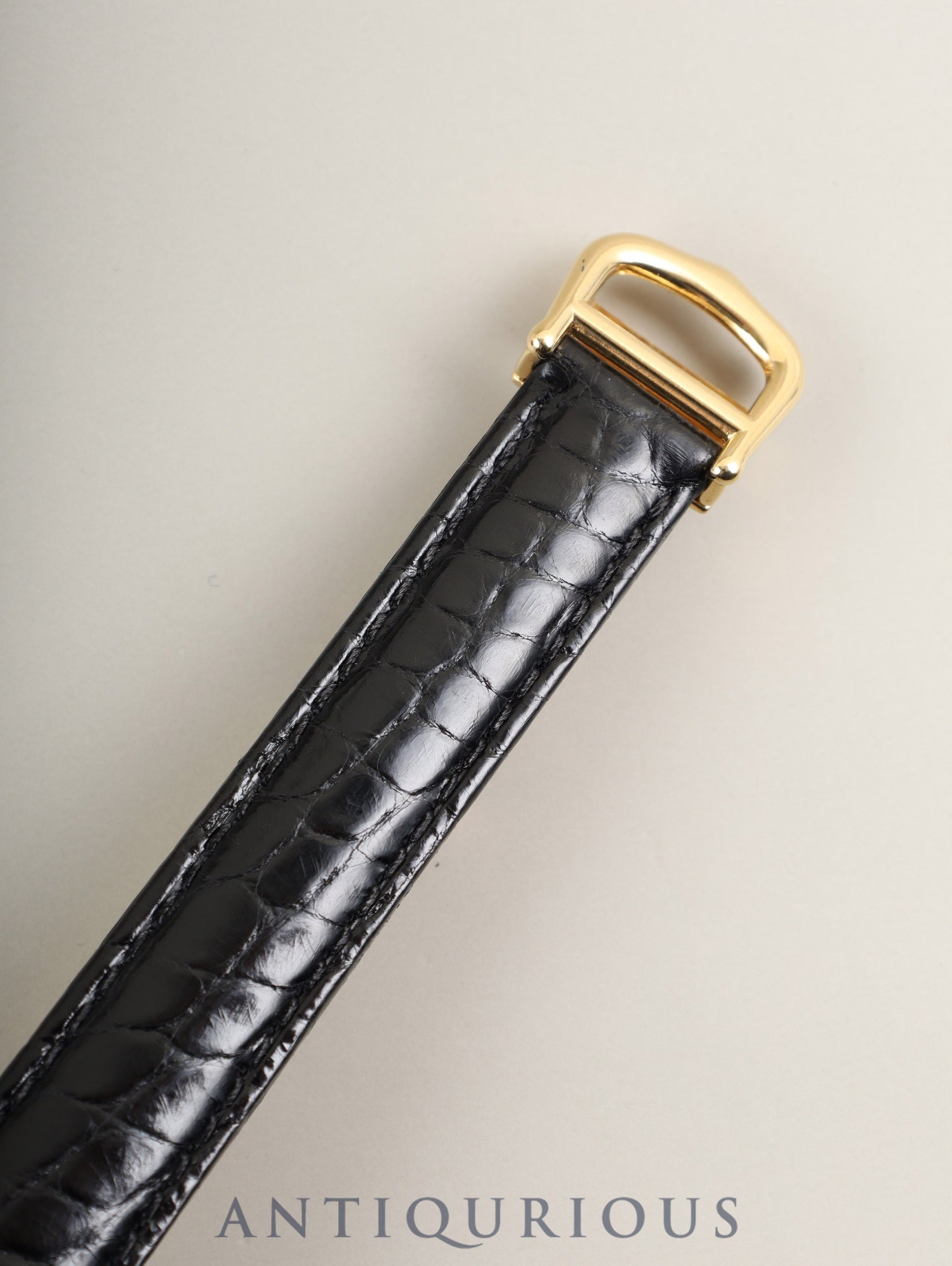 Cartier Must Tank SM 1613 Quartz Caliber 057 SV925 Leather Watch with Genuine D-Buckle (GP) and Side Trinity Dial (SWISS Markings), Circa 1982-1995, Box, Genuine Leather Strap, Overhauled