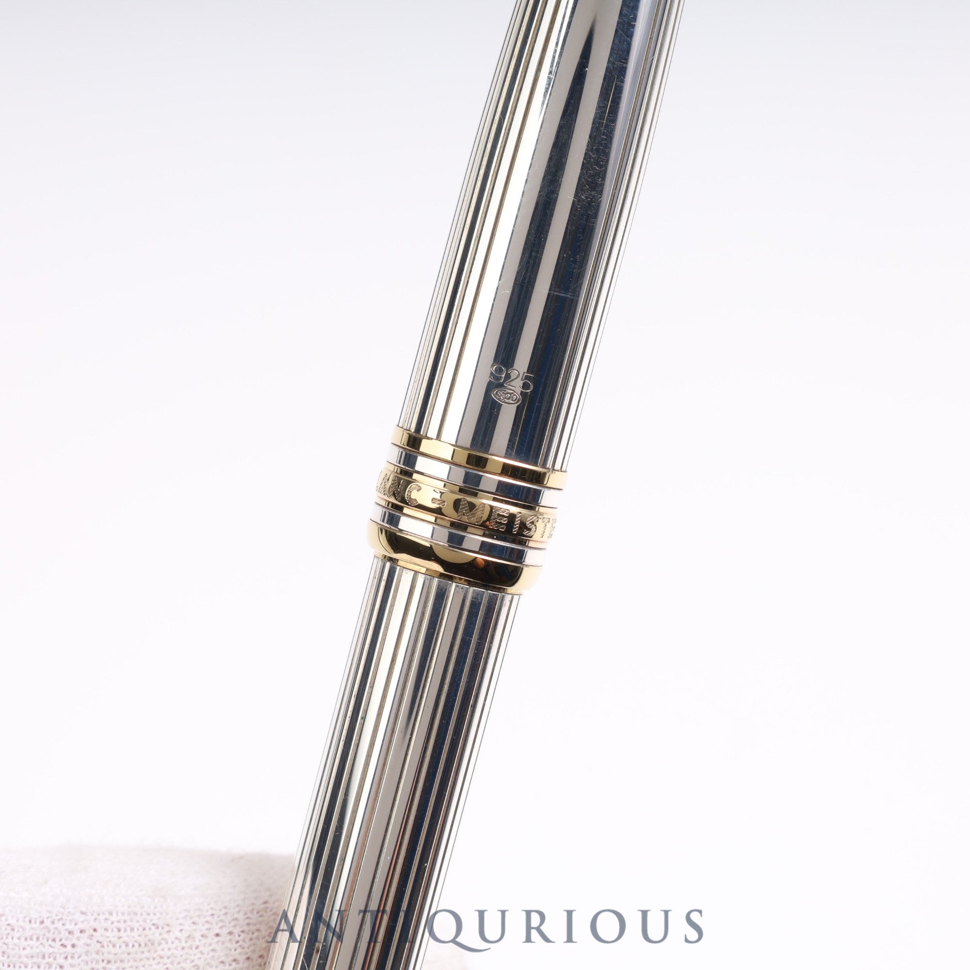 Montblanc Meisterstuck Solitaire Ballpoint Pen SV925 Cap New Refill