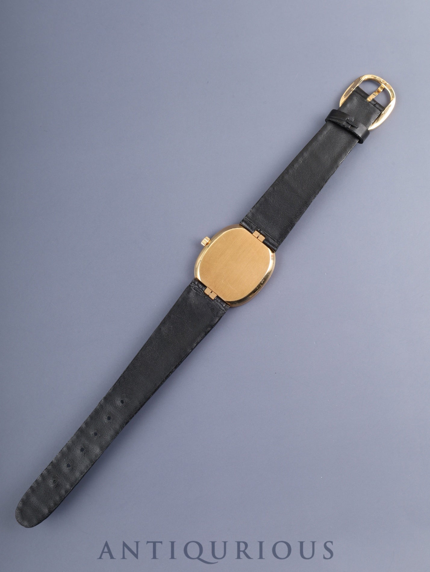 Patek Philippe Golden Ellipse 3989 Manual winding Cal. 215 750YG Leather strap Original pin buckle (750YG) White Roman dial Document case Booklets Warranty (1989) Overhauled