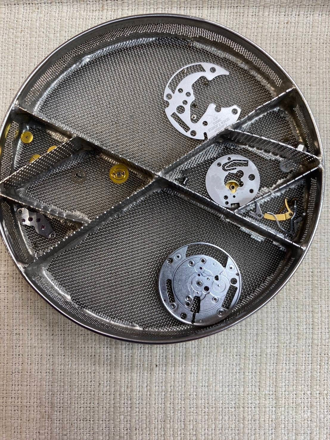 カルティエ パンテール LM W25032P5 / 1300 クォーツ Cal.87 SS SS アイボリー文字盤 箱 冊子 オーバーホール済み