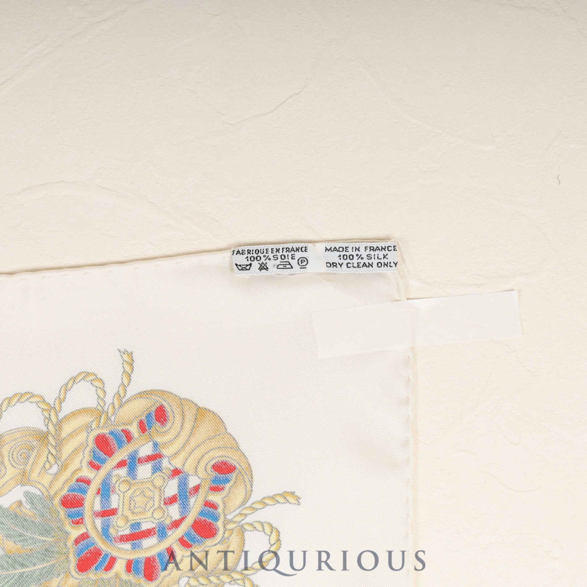 エルメス スカーフ カレ90 光の帆船 SILK100%