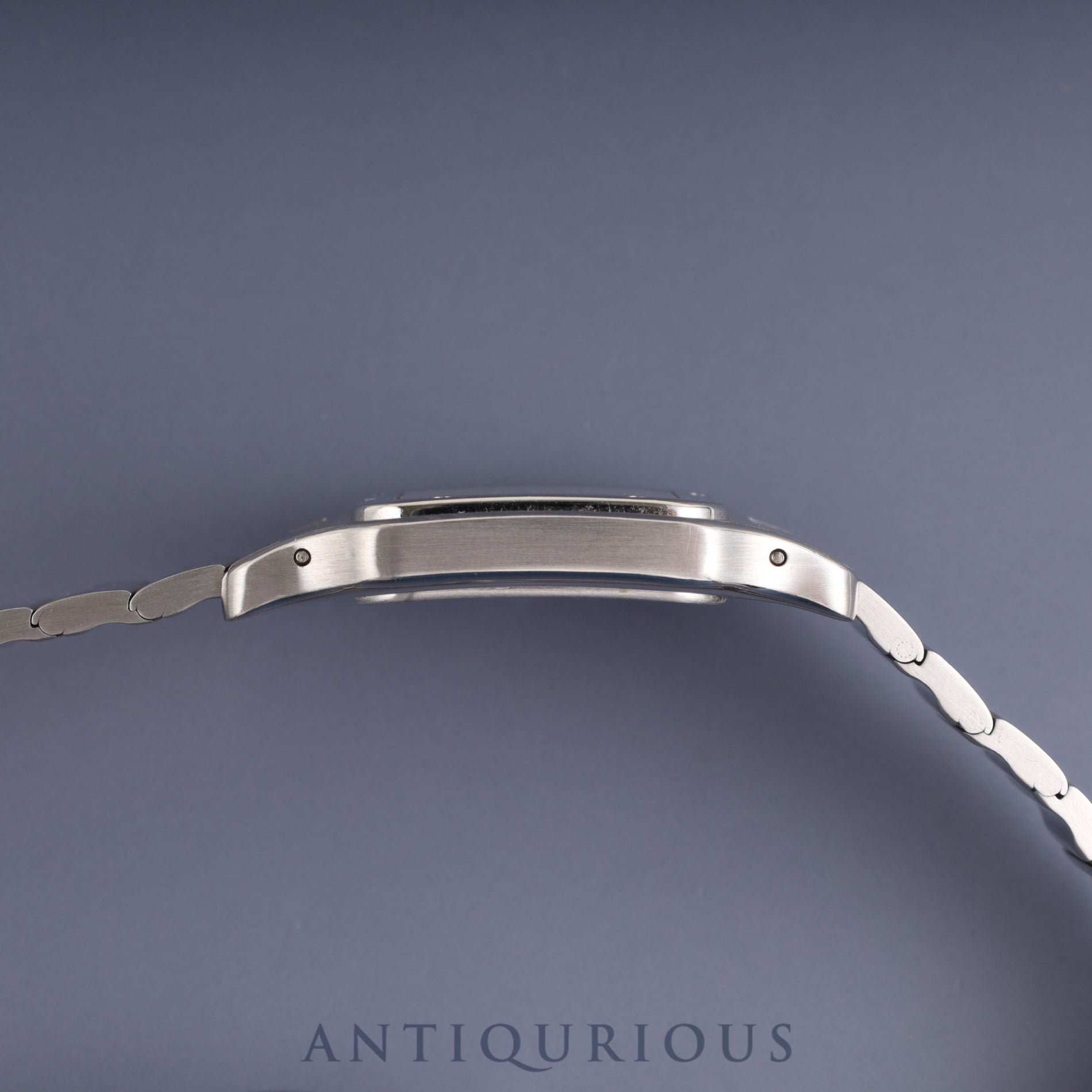 カルティエ サントス ガルベ LM W20025D6 / 1564 クォーツ Cal.87 SS SS アイボリー×シルバーローマン文字盤 オーバーホール済み