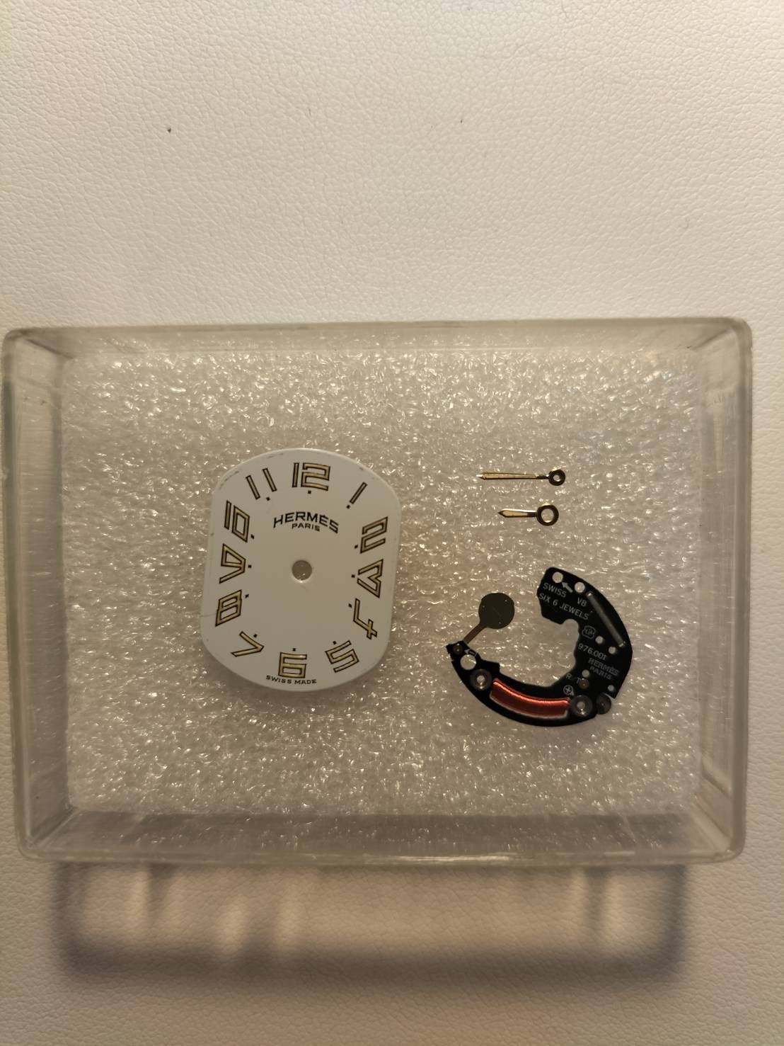 エルメス ラリー クォーツ Cal.976.001 SS/GP SS/GP ホワイト文字盤 オーバーホール済み