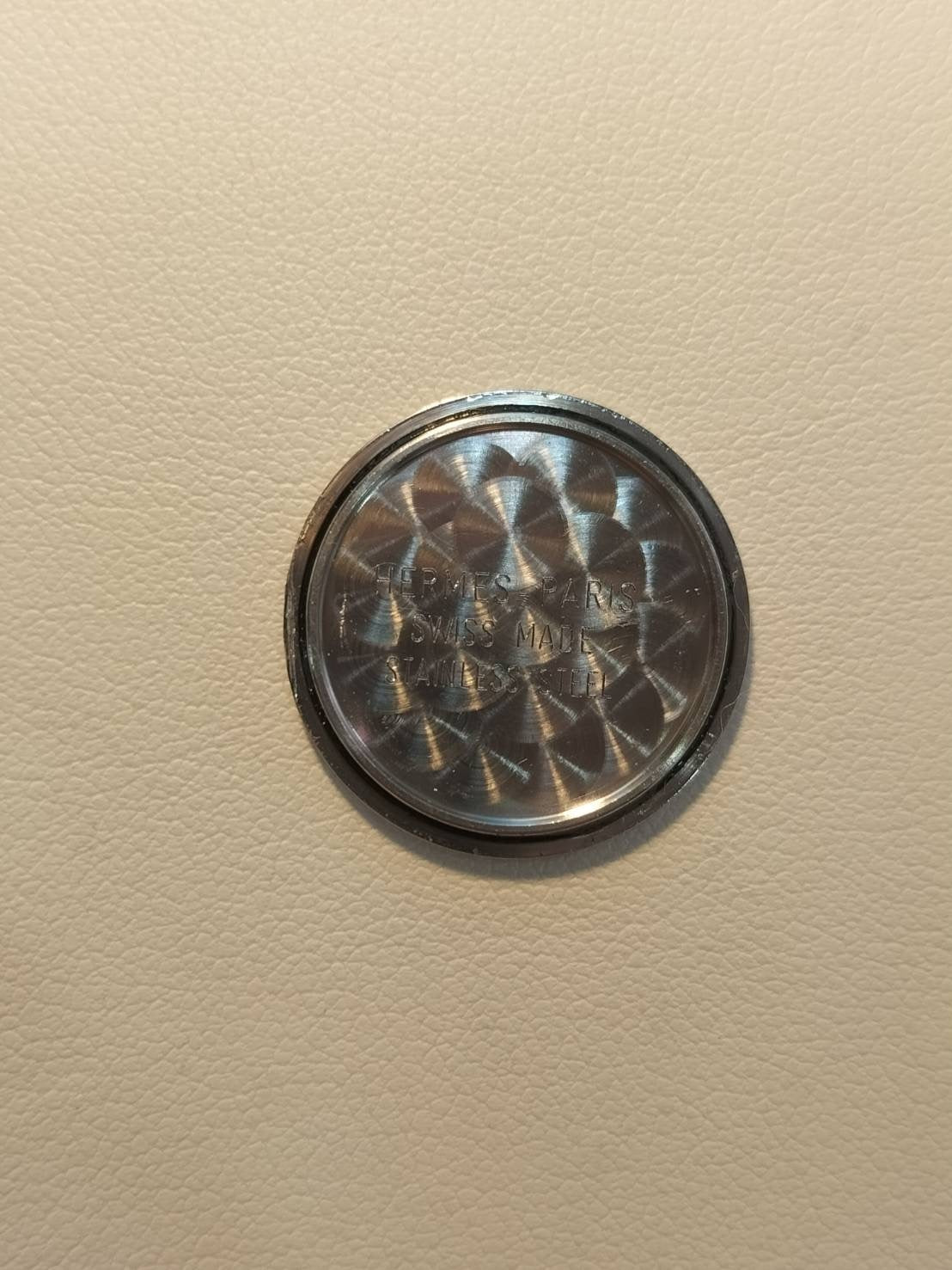 エルメス クリッパー CL4.210 クォーツ SS SS グレー文字盤 オーバーホール済み