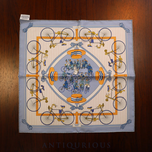 Hermes Scarf Carre 45 Bicycle SILK 100% Box