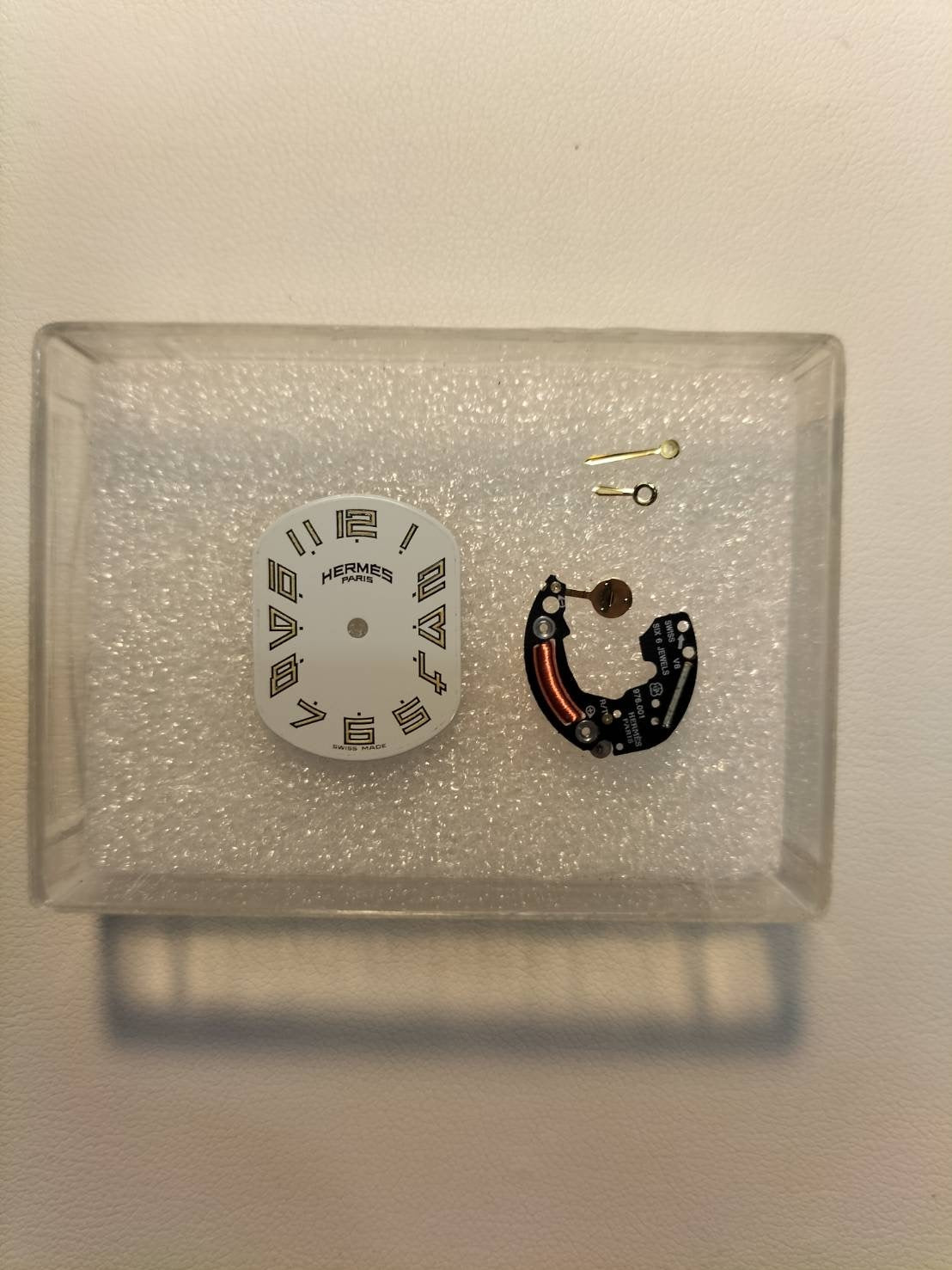 エルメス ラリー RA1.240 クォーツ Cal.976.001 SS/GP SS/GP ホワイト文字盤 オーバーホール済み