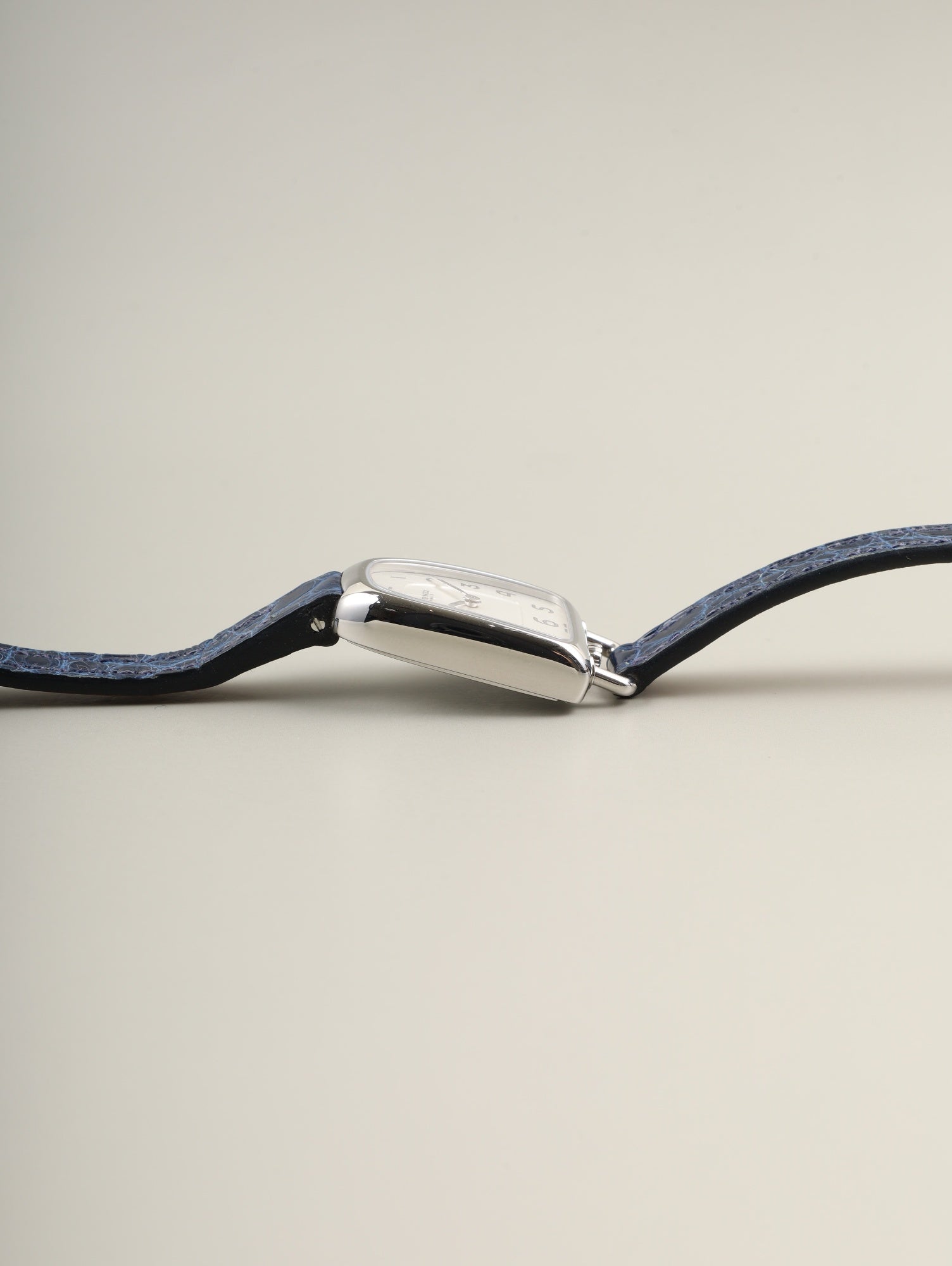 エルメス ギャロップ W053757WW00 / GA1.110 クォーツ SS 純正ベルト 純正尾錠(SS)シルバー文字盤 箱(剥がれあり) 保証書(2021年)冊子 オーバーホール済み