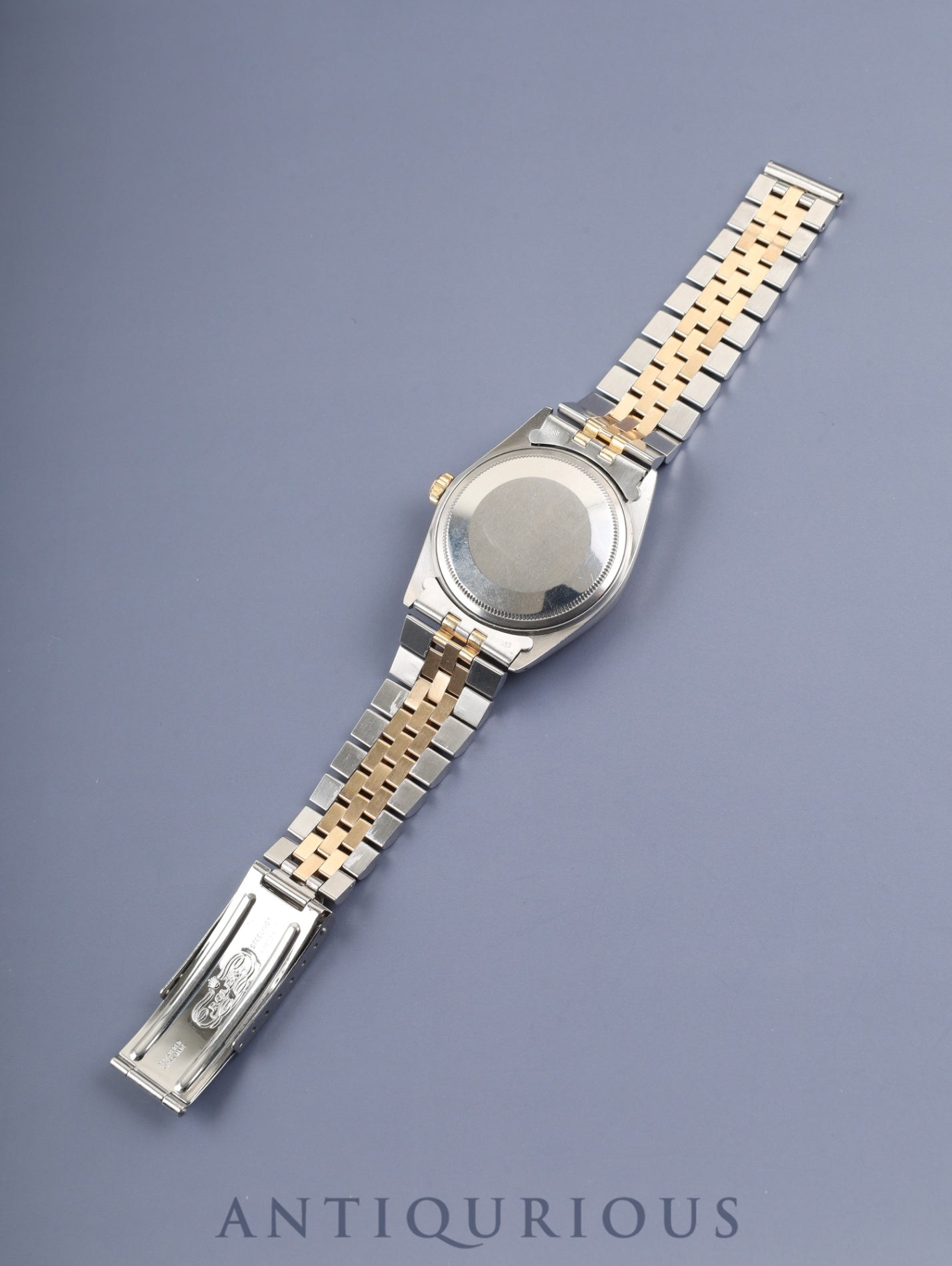 ロレックス デイトジャスト 1601 自動巻き Cal.1570 SS/YG SS/YG シルバー文字盤 38番(1973年)国際サービス保証(2014年)オーバーホール済み