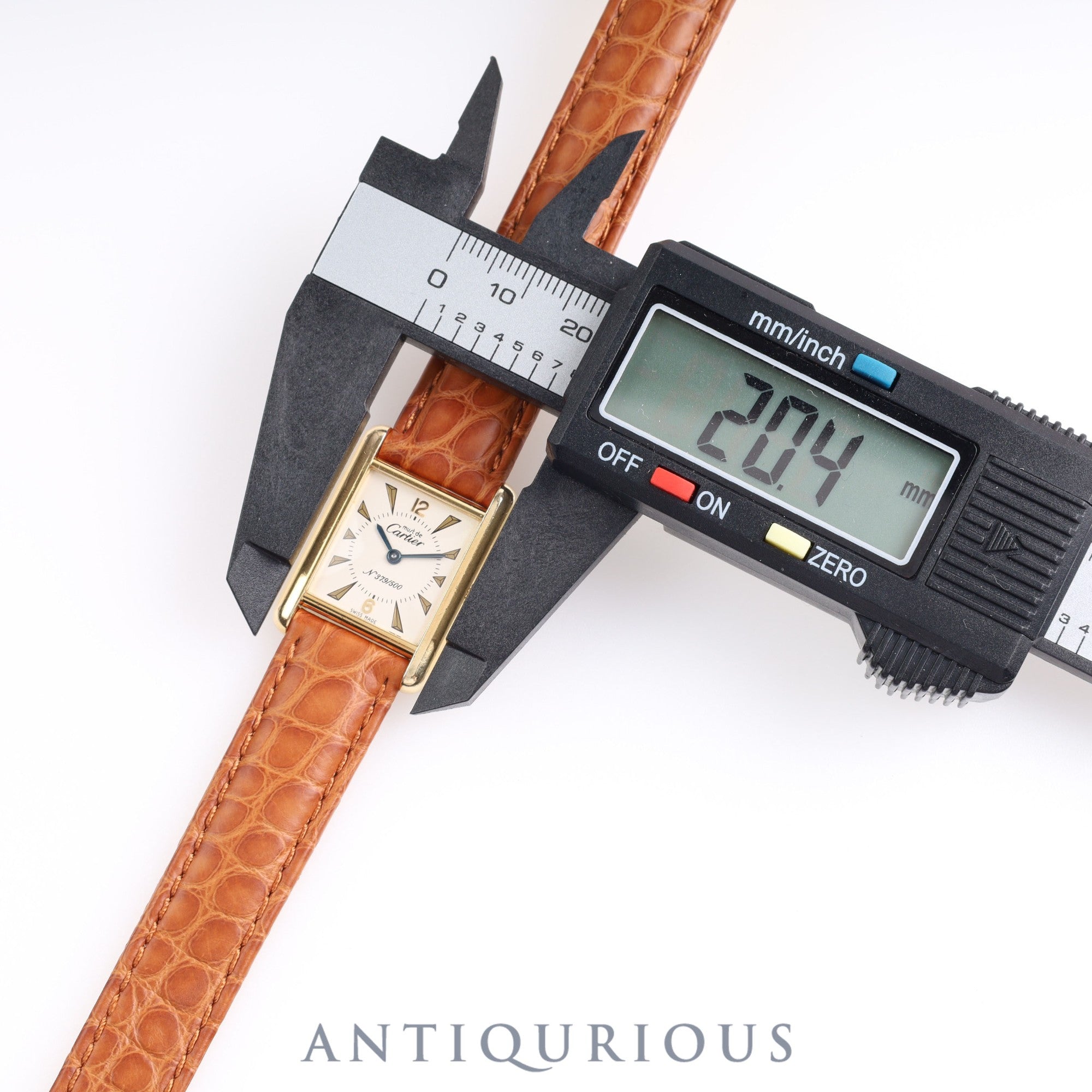 Cartier Must Tank SM QZ 1613 Genuine Buckle 500 Pieces Limited Edition Dial Cartier Boutique Complete Service
