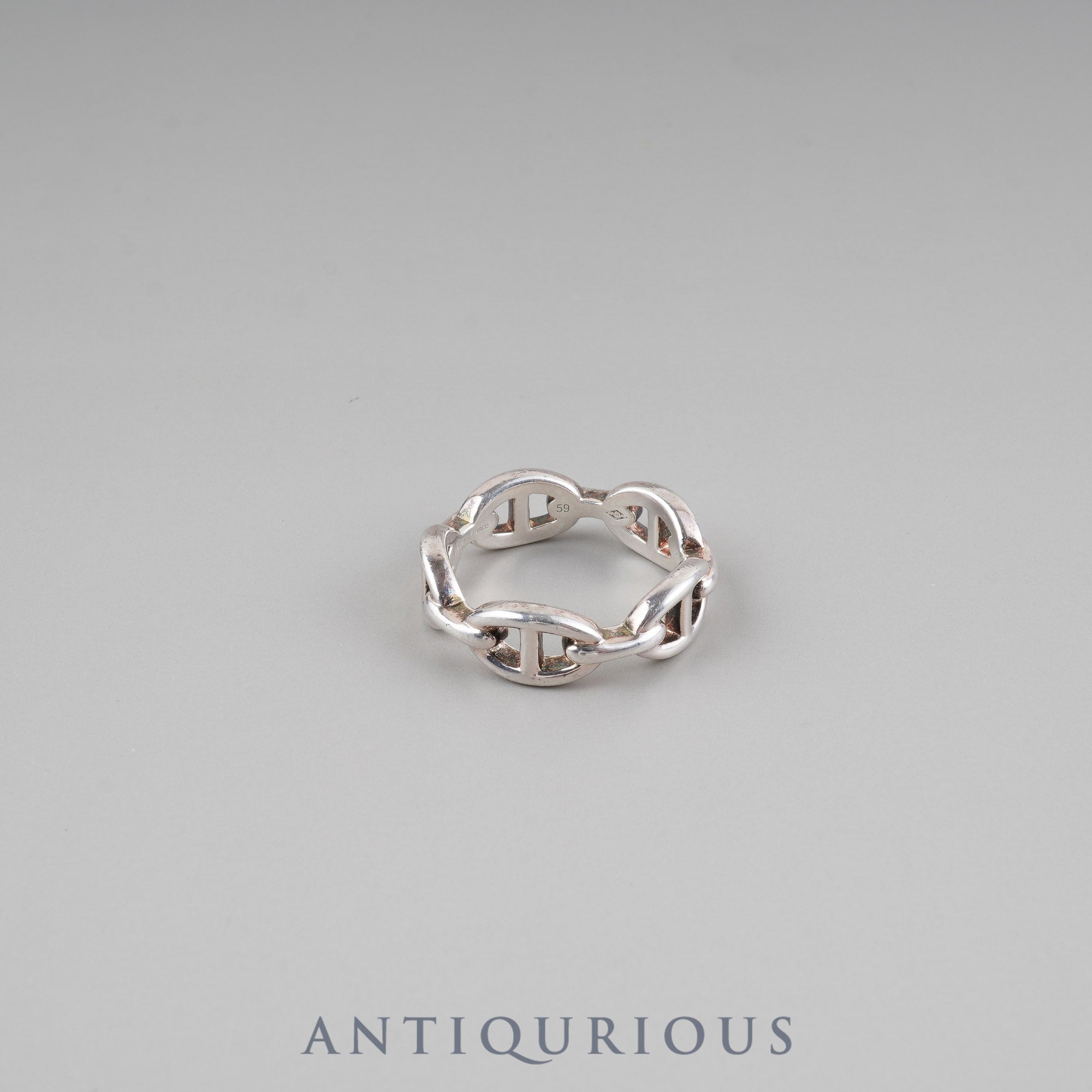 Hermes Ring Chaine d'Ancre Enchaine PM SV925 #59