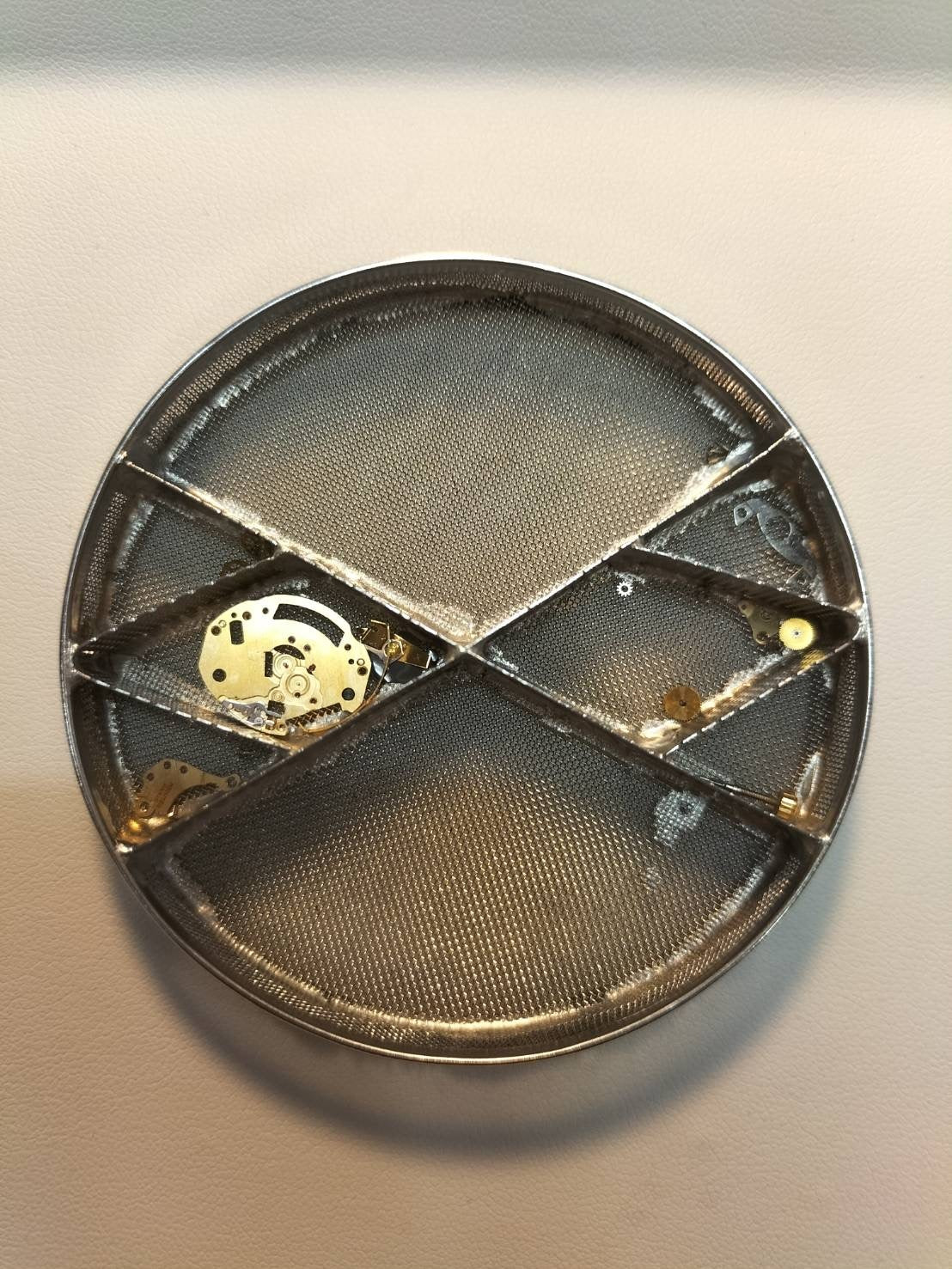 エルメス ラリー 77.03 クォーツ Cal.976.001 SS/GP SS/GP ホワイト文字盤 オーバーホール済み