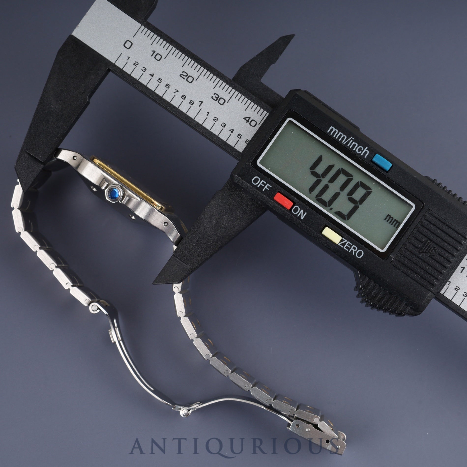 カルティエ サントス ガルベ LM 81036283 / 2961 自動巻き Cal.2671 SS/YG SS/YG ホワイトローマン文字盤 オーバーホール済み