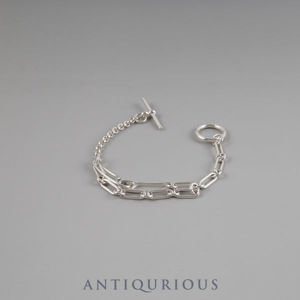 Hermes Chaine d'Ancre Punk LG SV925 Bracelet with Box and Tag, 21 Years Included