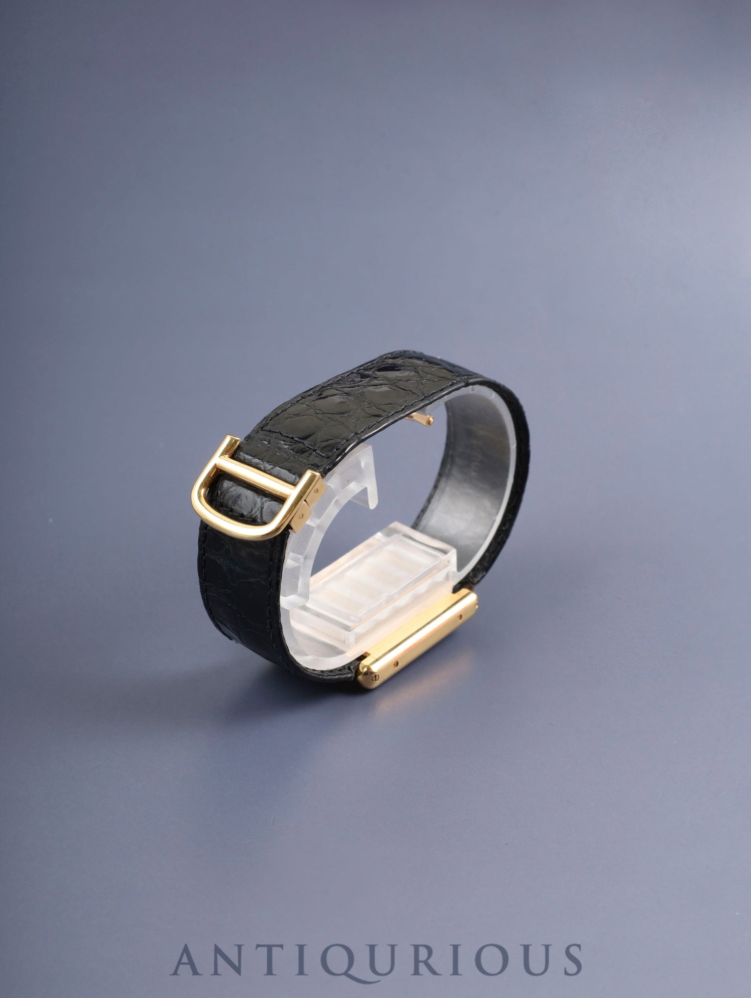 カルティエ タンクルイカルティエ LM 78086 手巻き Cal.2512-1 750YG 純正革ベルト 純正Dバックル(18K) ホワイトローマン文字盤(PARIS表記) オーバーホール済み