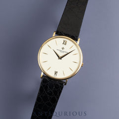 ヴァシュロン・コンスタンタン パトリモニー 33060 手巻き Cal.1003/1 750 革 純正尾錠(750)アイボリー文字盤 ケース裏彫りあり オーバーホール済み