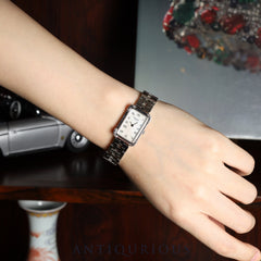 Hermès Cloajour CR2.210 Quartz Cal.976.001 Stainless Steel White Shell Dial Overhauled