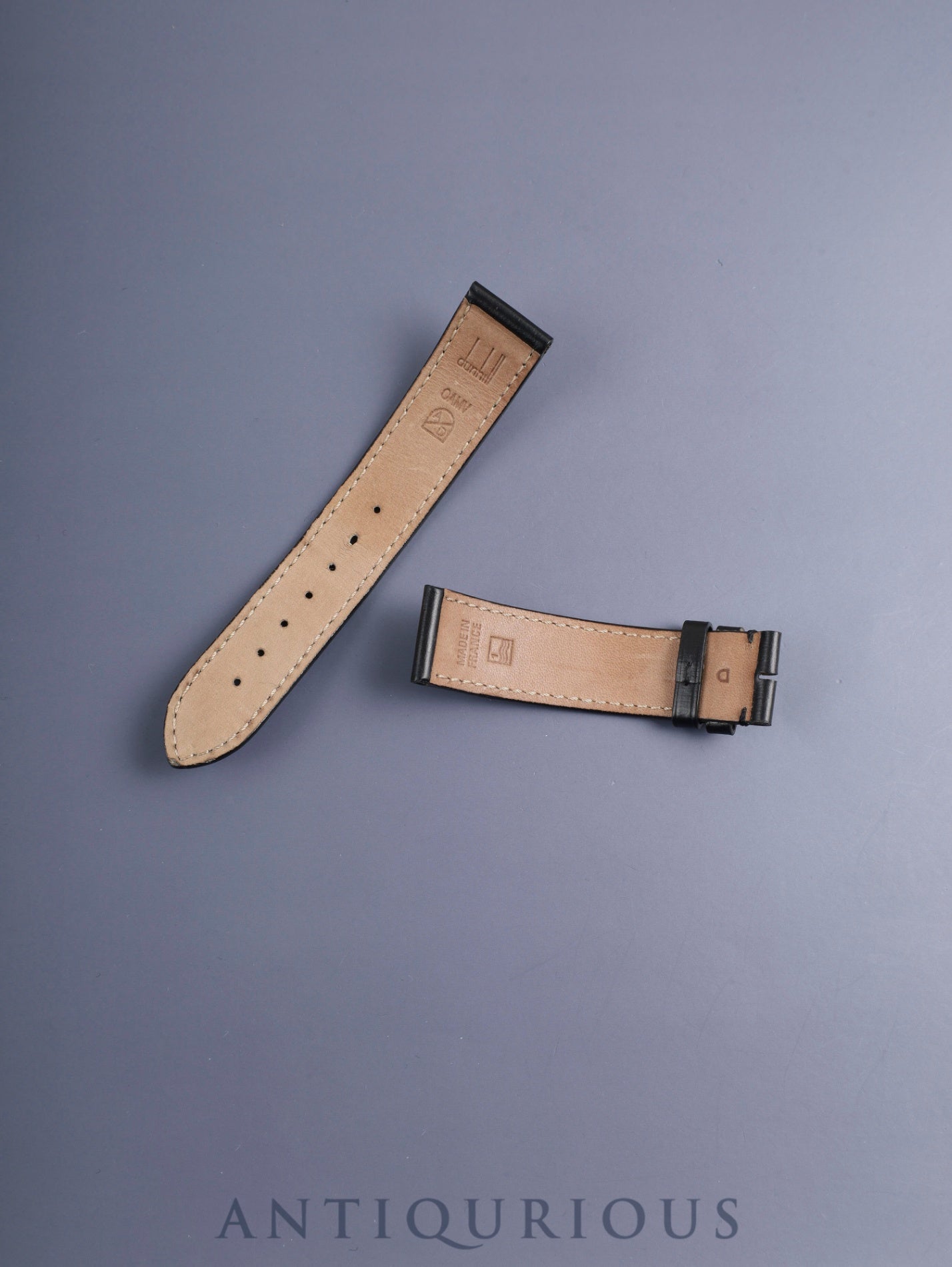 ダンヒル ウェイファー 8036 クォーツ Cal.ETA E03.001 SS 革 純正尾錠(SS) ホワイト文字盤 箱 説明書 保証書(無記載)純正ベルト オーバーホール済み