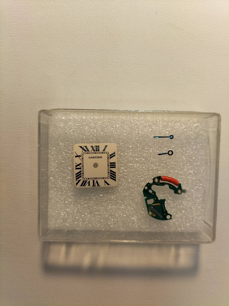 カルティエ サントス ガルベ SM W20056D6/1565 クォーツ Cal.157 SS SS ホワイトローマン文字盤 箱 DVD 冊子 保証書(2009年)オーバーホール済み