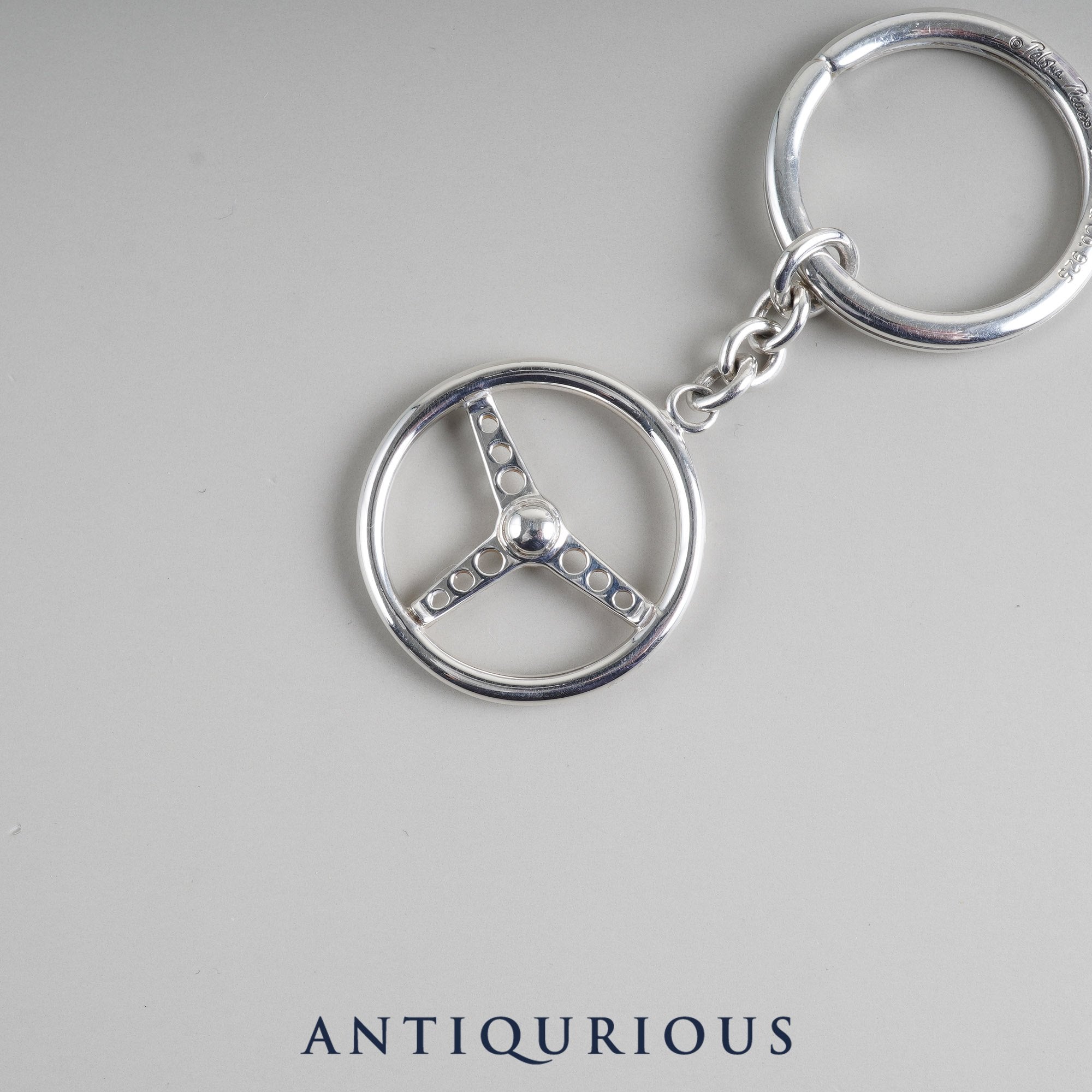 Tiffany Paloma Picasso Sterling Silver Key Ring with Box and Dust Bag