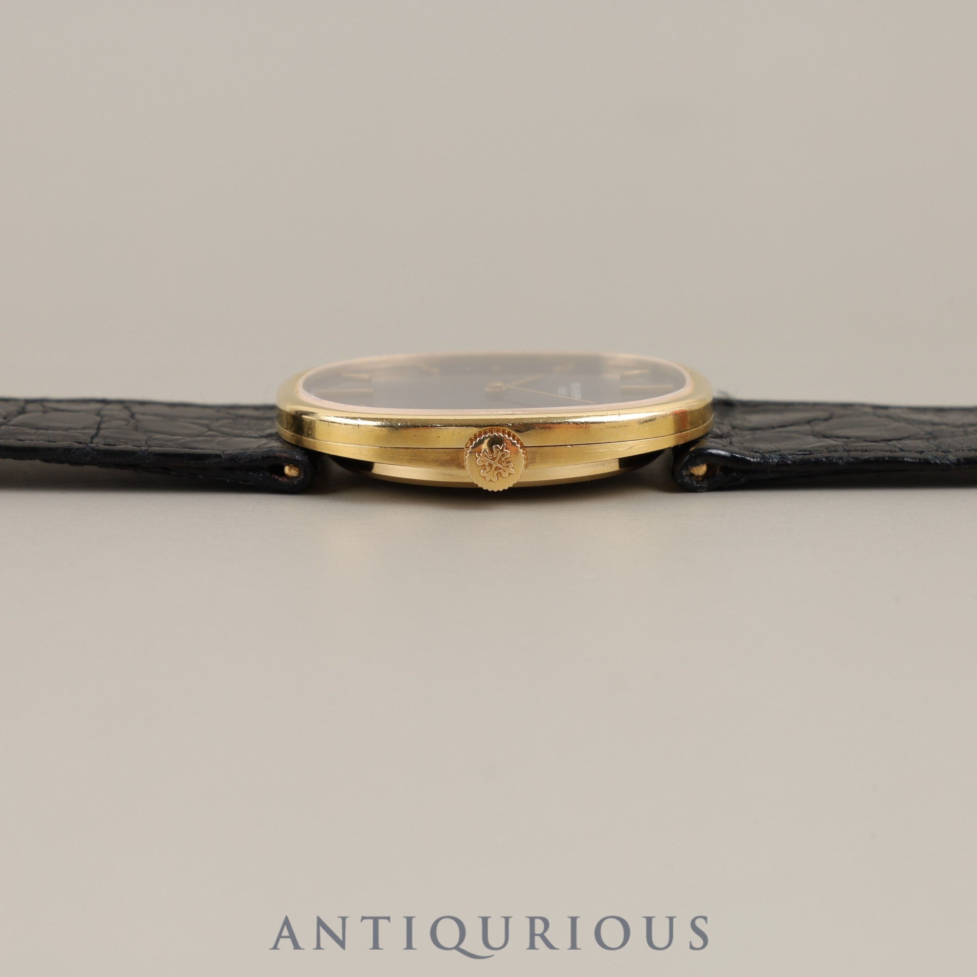 Patek Philippe Golden Ellipse 3848J Manual winding Cal.215 YG Genuine belt Genuine buckle (750) Blue dial Overhauled