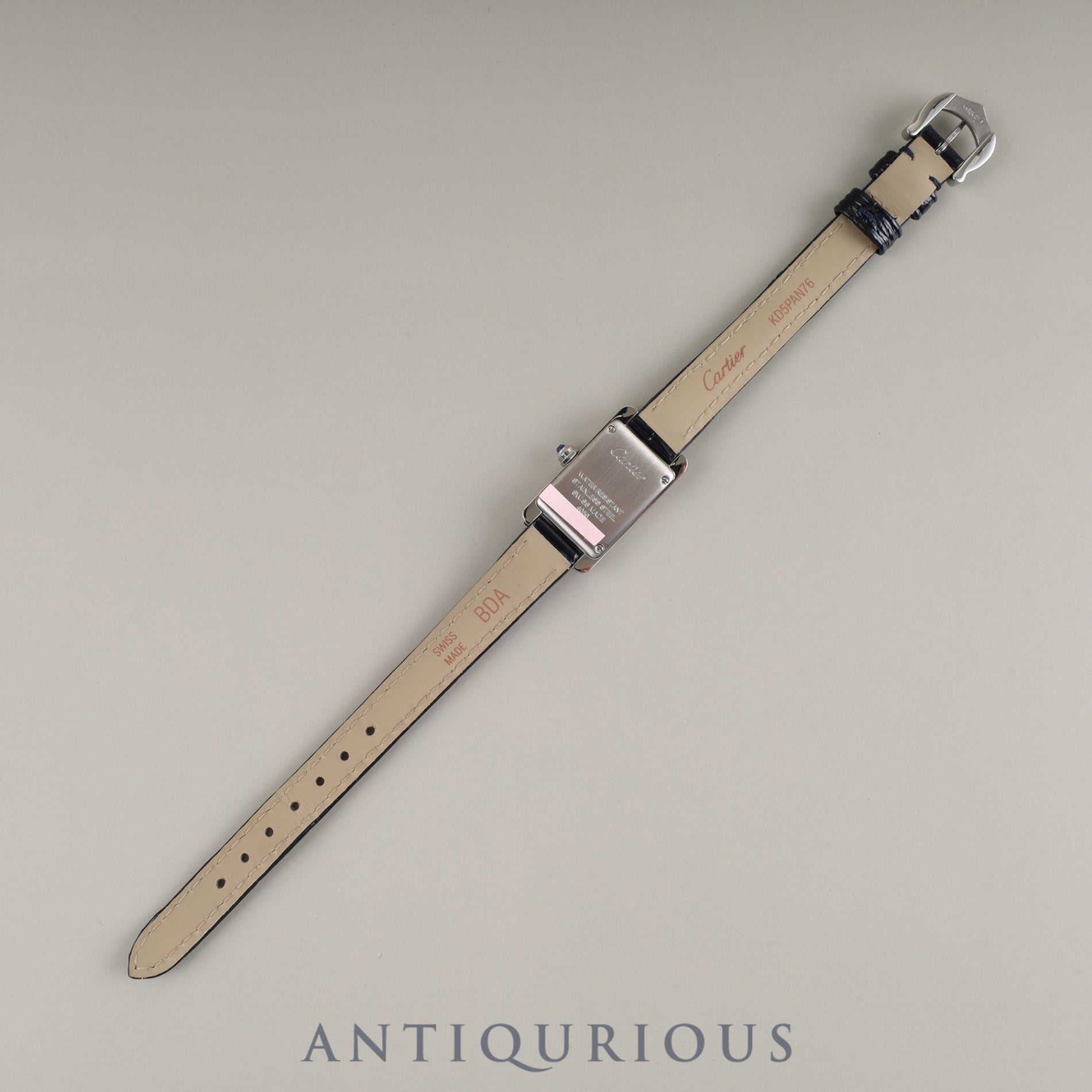 Cartier Tank Americaine Mini WSTA0032 / 4056 Quartz Cal.159 SS Genuine leather strap Genuine buckle (SS) Silver Roman dial Booklet Warranty (2023) Overhauled