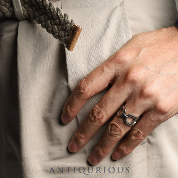 エルメス リング エヴァーシェーヌダンクル SV925 #53 20年刻