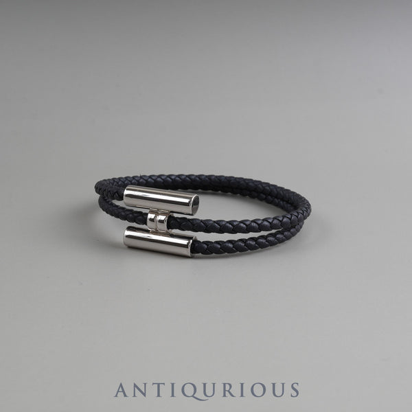 エルメス ブレスレット トゥルニ トレッセ 革 箱 カード