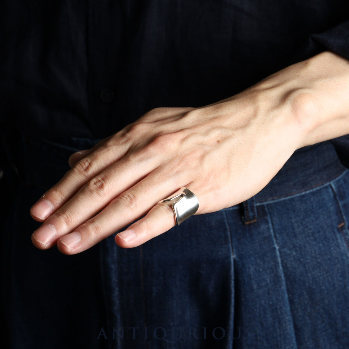 Tiffany Elsa Peretti Split Sterling Silver Ring #5 (US) Approx. Size 10.5, Box, Card (November 2024)