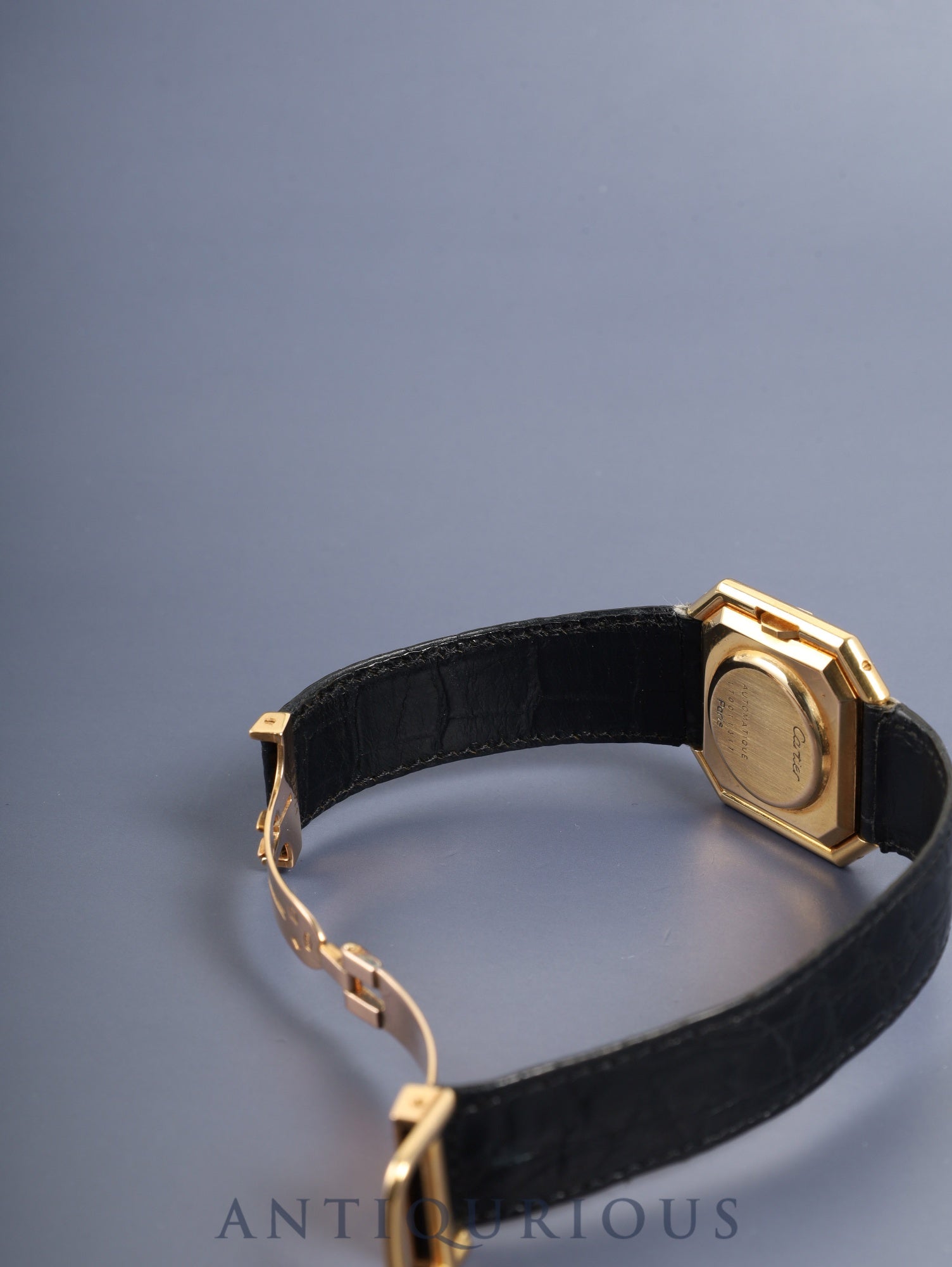 Cartier Ceinture XL 17001 Automatic Cal.2670 750YG Original Leather Strap Original D-Buckle (750YG) White Roman Dial (PARIS designation) Overhauled