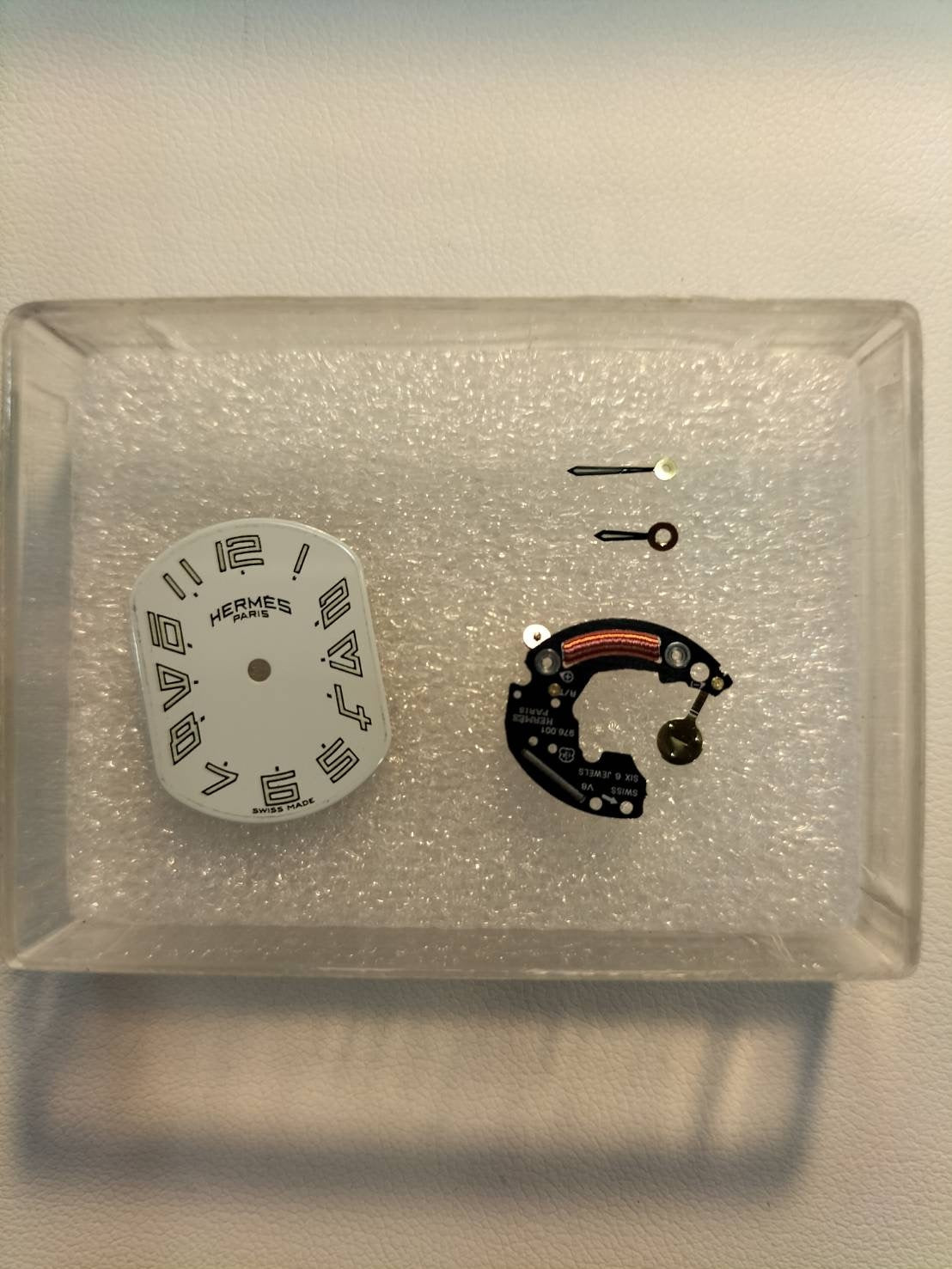 エルメス ラリー RA1.220 クォーツ Cal.976.001 SS/GP SS/GP ホワイト文字盤 オーバーホール済み