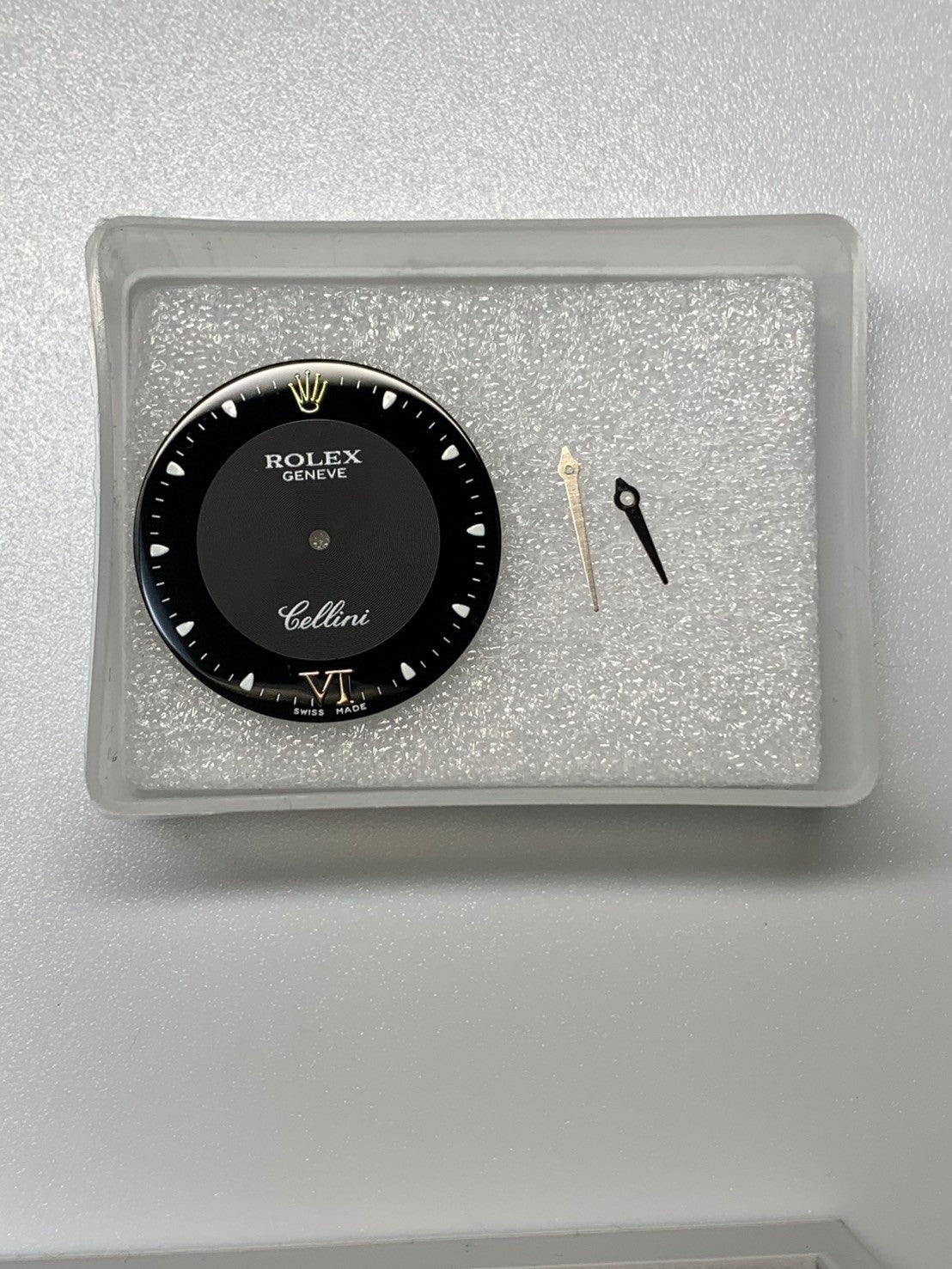 ロレックス チェリーニ 5116/9 手巻き Cal.1602 革 750WG 純正ピンバックル(750WG) ブラック文字盤 K番台(2001年)箱 冊子 保証書 オーバーホール済み