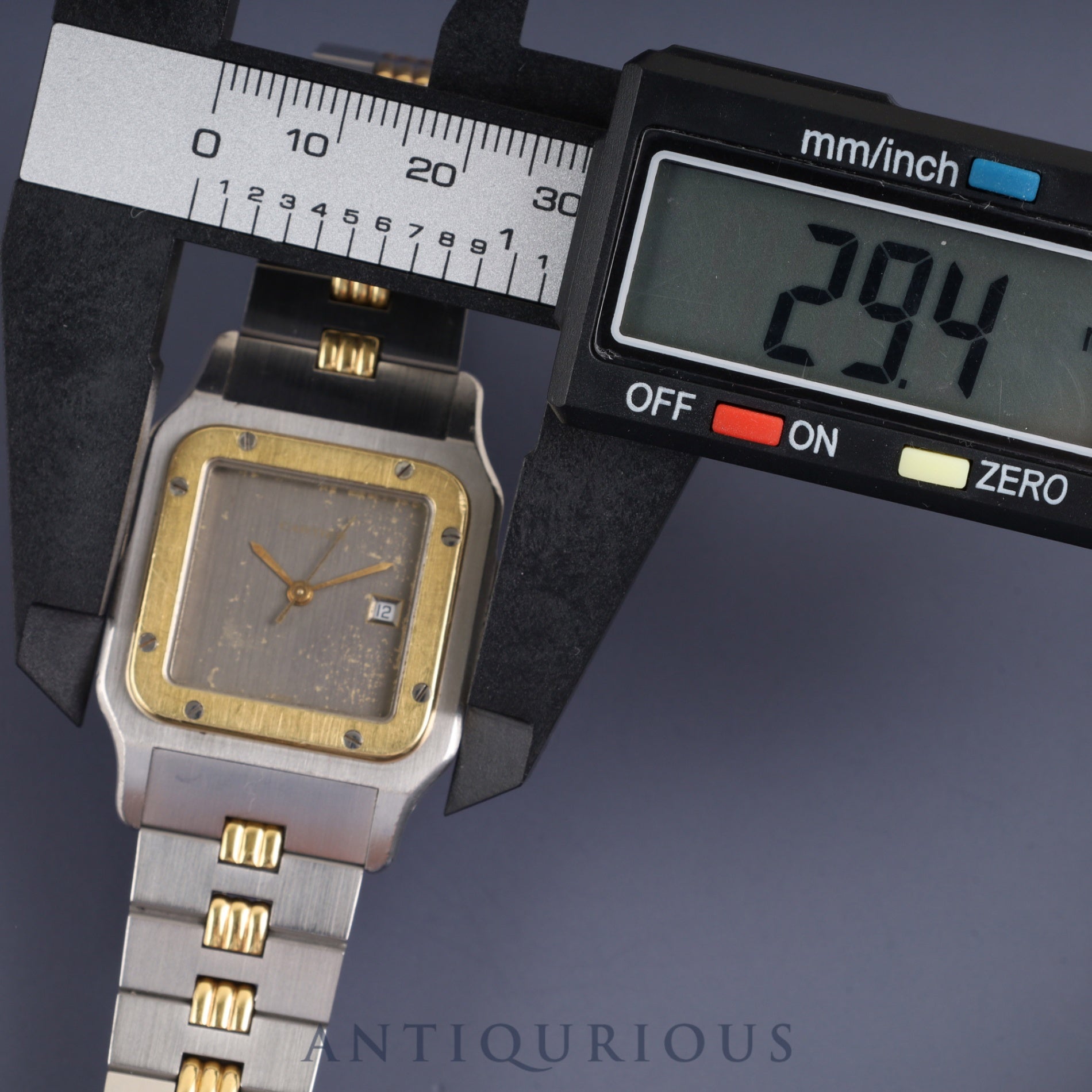 Cartier Santos Galbee LM 2961 Automatic Cal.2671 SS/YG SS/YG Ghost Gray Dial Overhauled