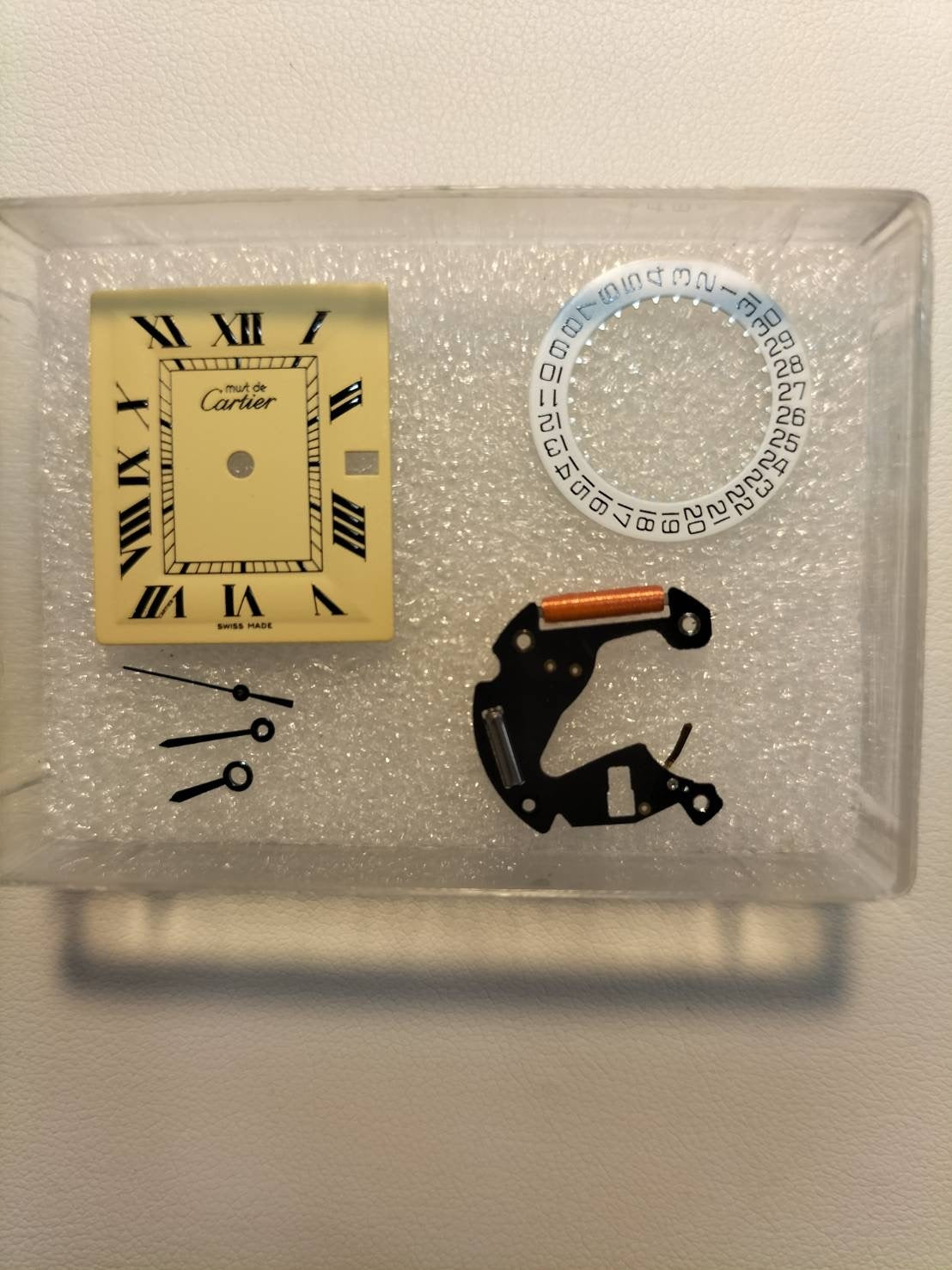 カルティエ マストタンク GM(XL) W1017454 / 2413 クォーツ Cal.687 SV925 純正革ベルト 純正Dバックル(GP)アイボリーローマン文字盤 箱 冊子 保証書 (2004年) オーバーホール済み