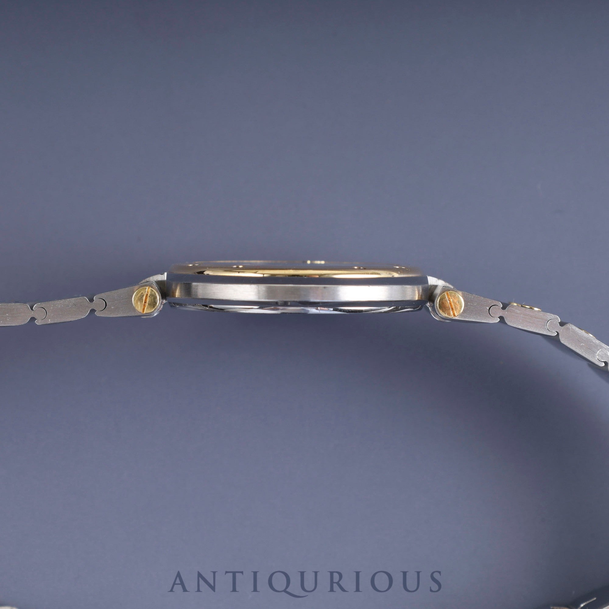 Cartier Santos Vendome LM 83041488 / 8191 Quartz SS/YG SS /YG Grey Ghost Dial Complete service completed at Cartier boutique