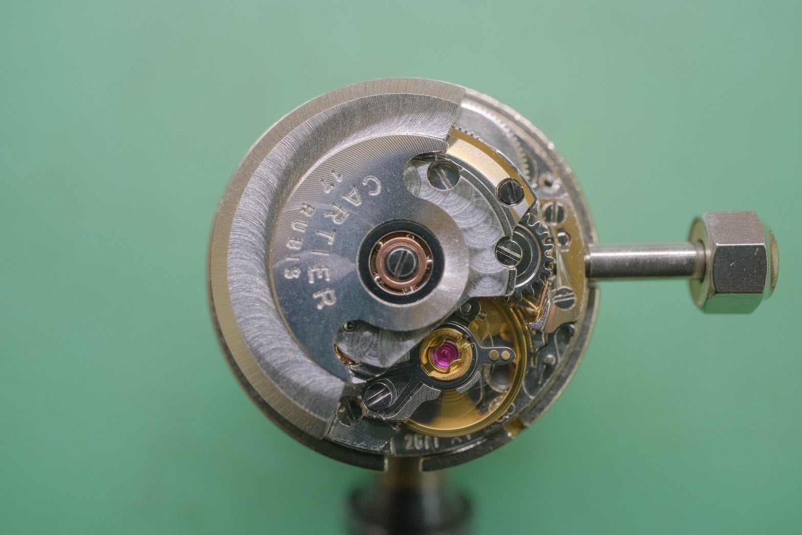 カルティエ サントス オクタゴンLM 自動巻き Cal.2671 SS SS グレー文字盤 オーバーホール済み