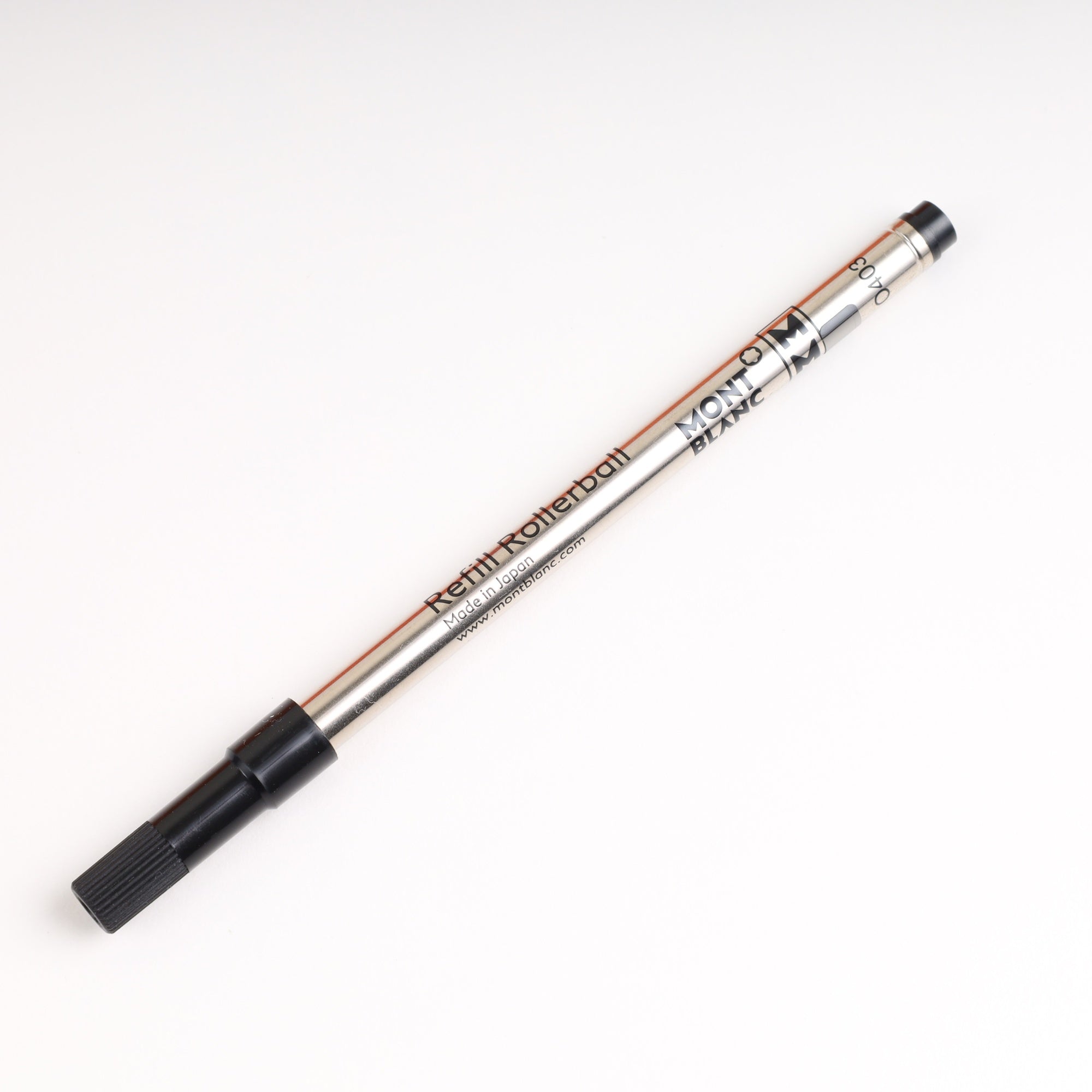 Montblanc Meisterstuck Solitaire Ballpoint Pen SV925 Cap New Refill