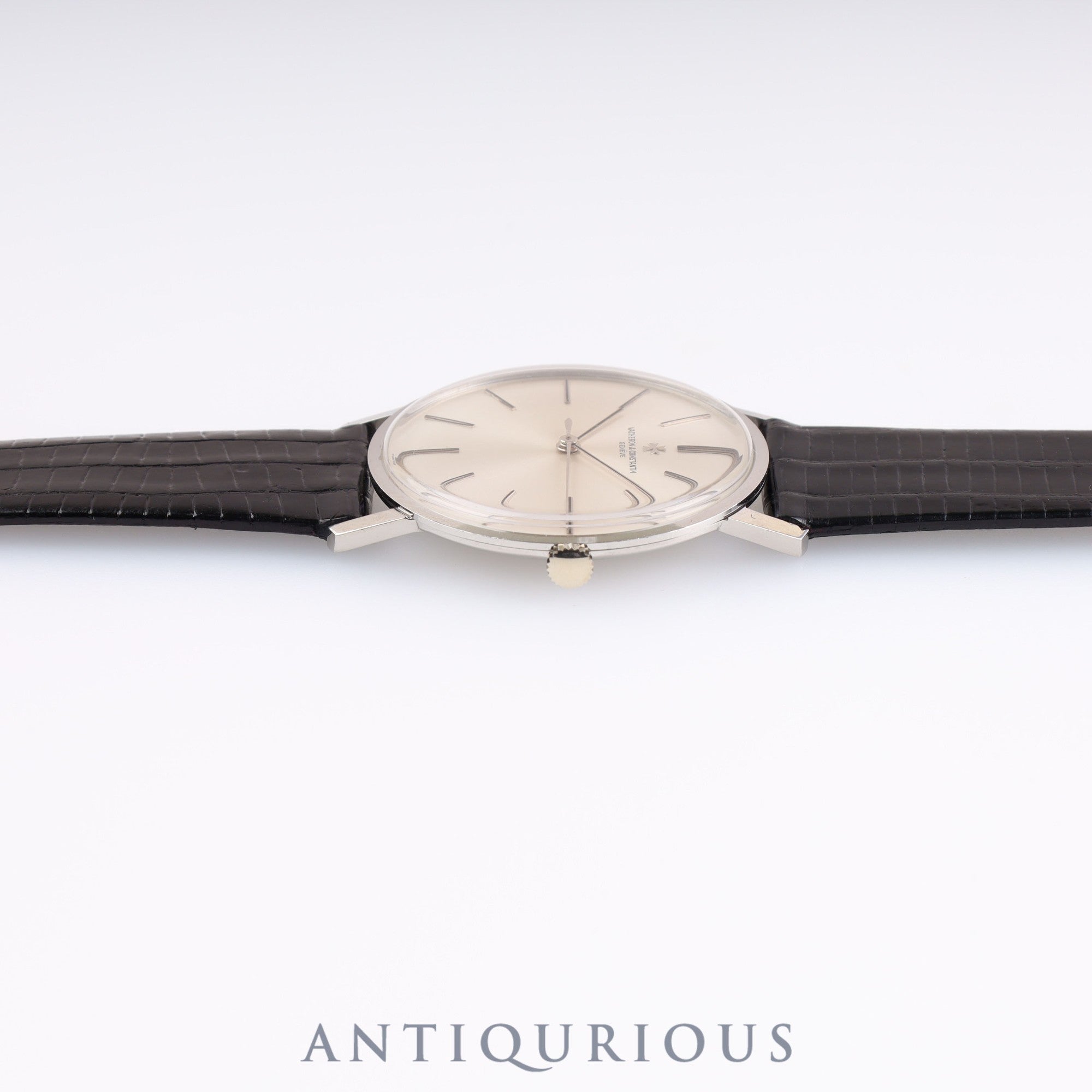 Vacheron Constantin Round 6563 Manual Winding Cal.K1002/2 SS Leather Silver Dial 35.0mm