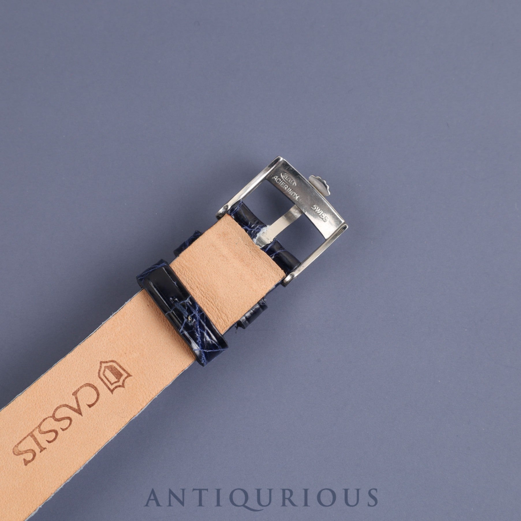 Rolex Cellini 3807 Manual winding Cal.1601 750 Leather Genuine buckle (SS) Blue gradient dial No. 69 (1980) Overhauled