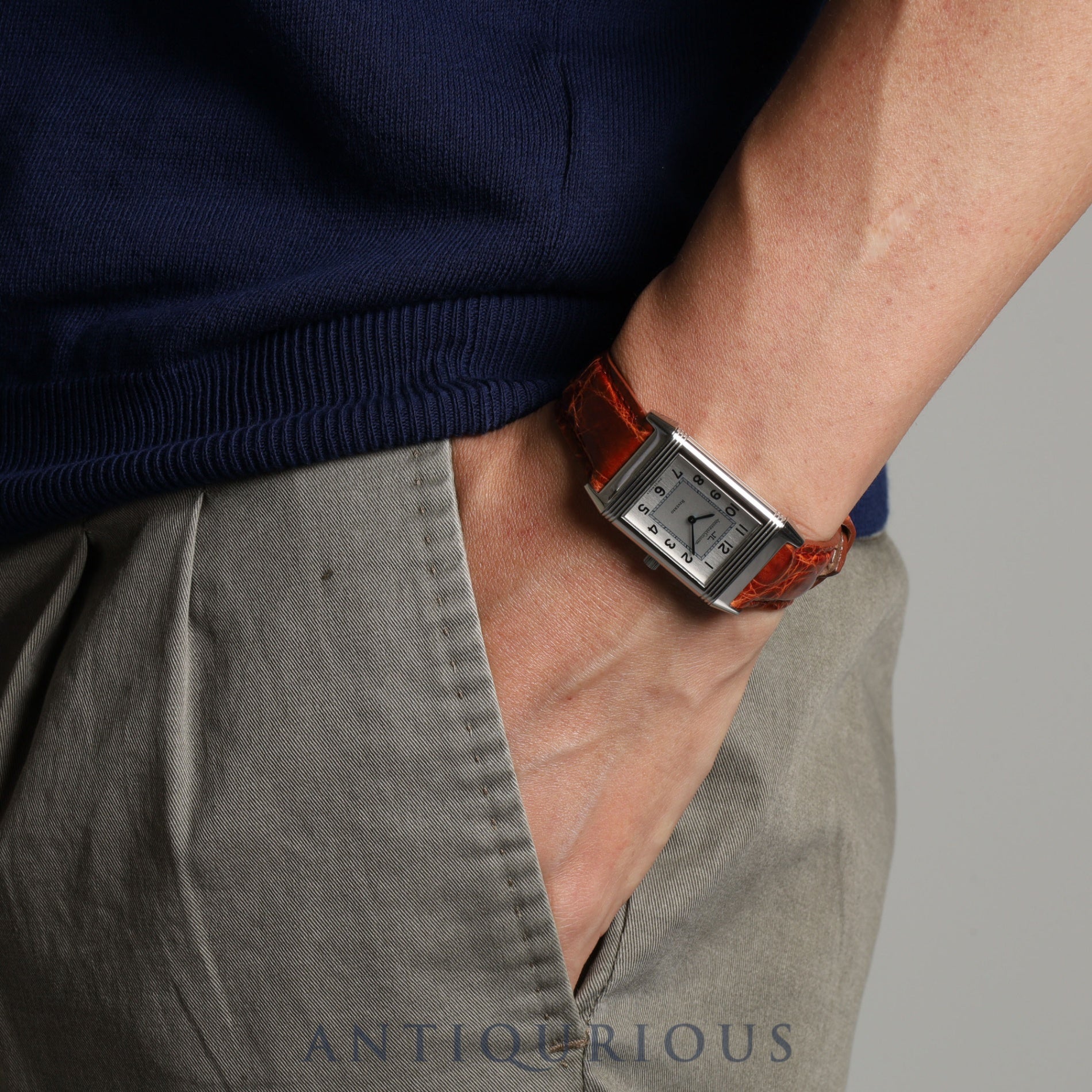 ジャガー・ルクルト レベルソクラシック 250.8.86/Q2508420 手巻き Cal846/1 シルバー文字盤 保証書(1995年) 箱 説明書