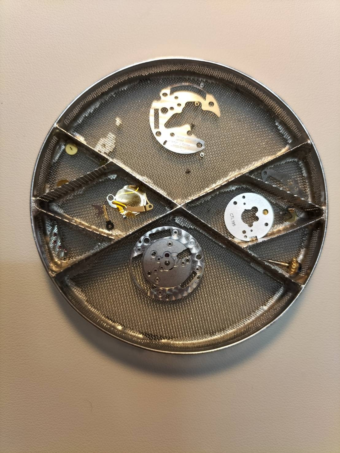 Cartier Must Colisee W1006654 / 590002 Quartz Cal.90.06 SV925 Leather Third party buckle (GP) Trinity dial Box Warranty (1995) Overhauled