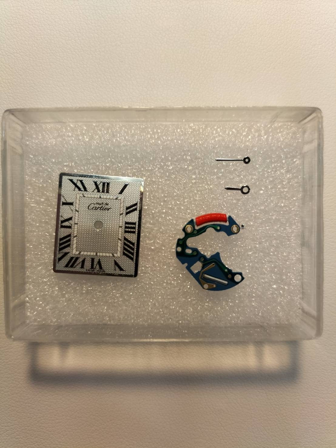 Cartier Must Tank MM 2416 Quartz Cal.057 SV925 Leather Genuine D Buckle (SS) Silver Roman Dial Overhauled