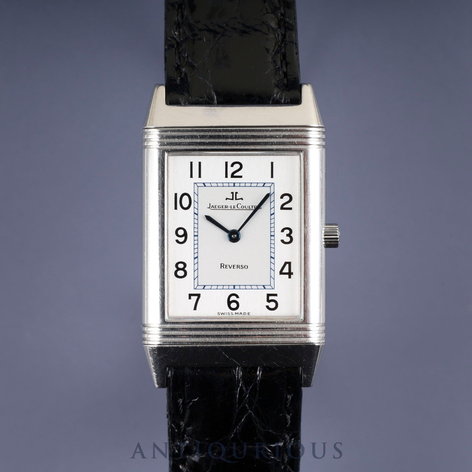 ジャガー・ルクルト レベルソ クラシック 250.8.86 手巻き Cal.846/1 SS 純正Dバックル (SS) 23mm×38mm シルバーアラビア文字盤 オーバーホール済み