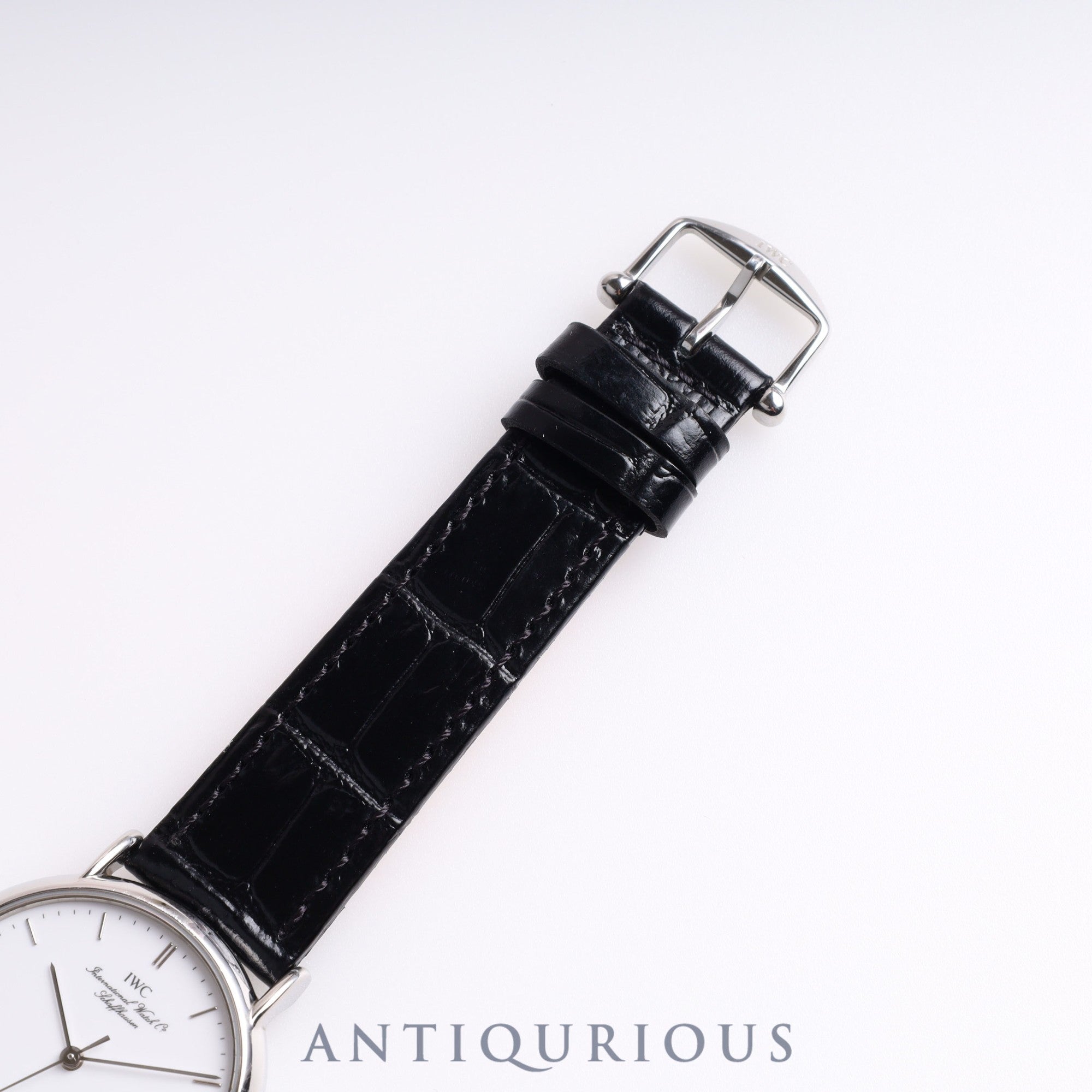 IWC ポートフィノ IW351403 自動巻き SS 革 ホワイト文字盤 アイダブリュシー