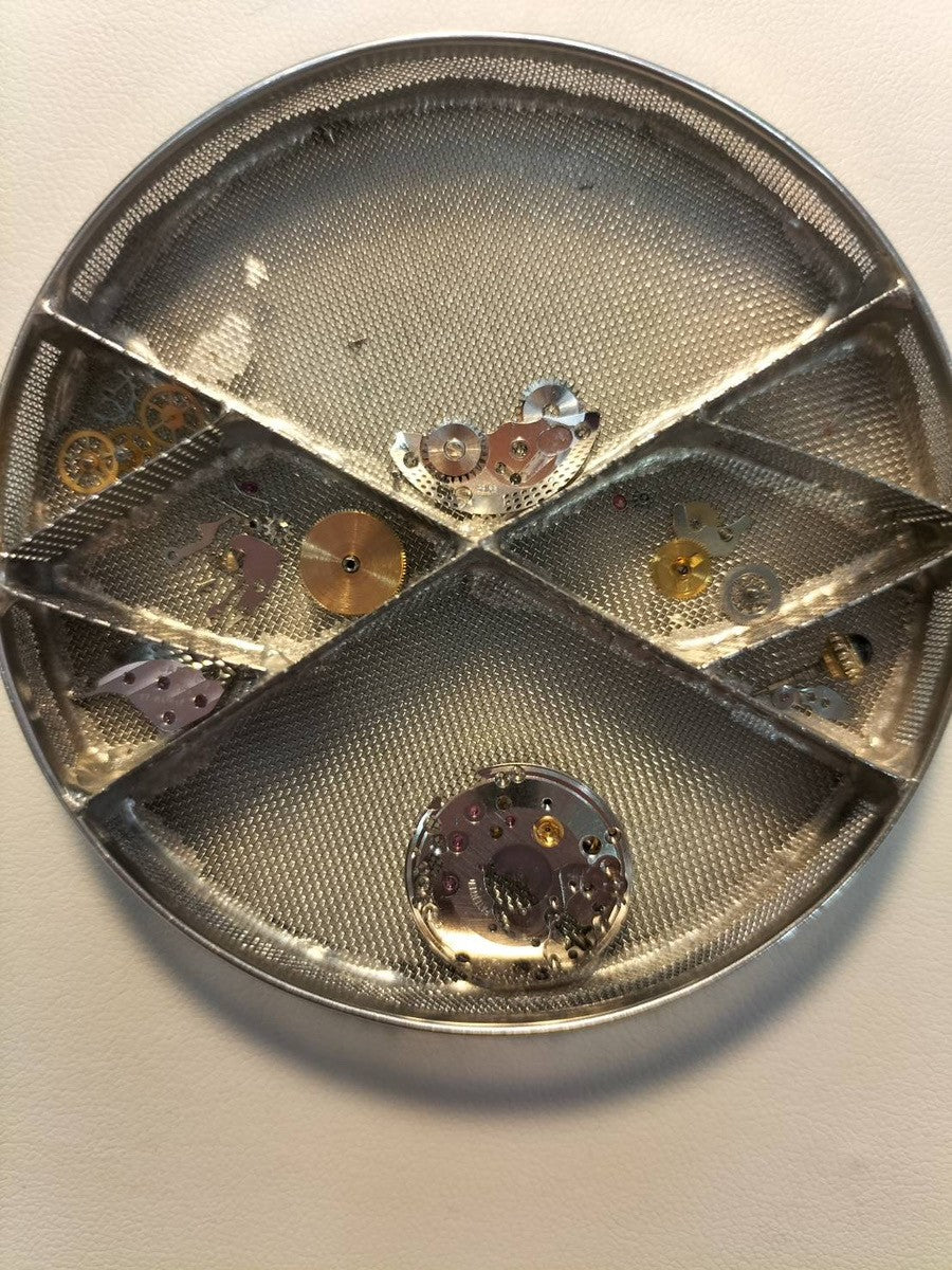 カルティエ マストタンク SM 手巻き SV925 革 純正尾錠(GP)ラピスラズリ文字盤(SWISS表記) 箱 冊子 保証書(1981年) オーバーホール済み