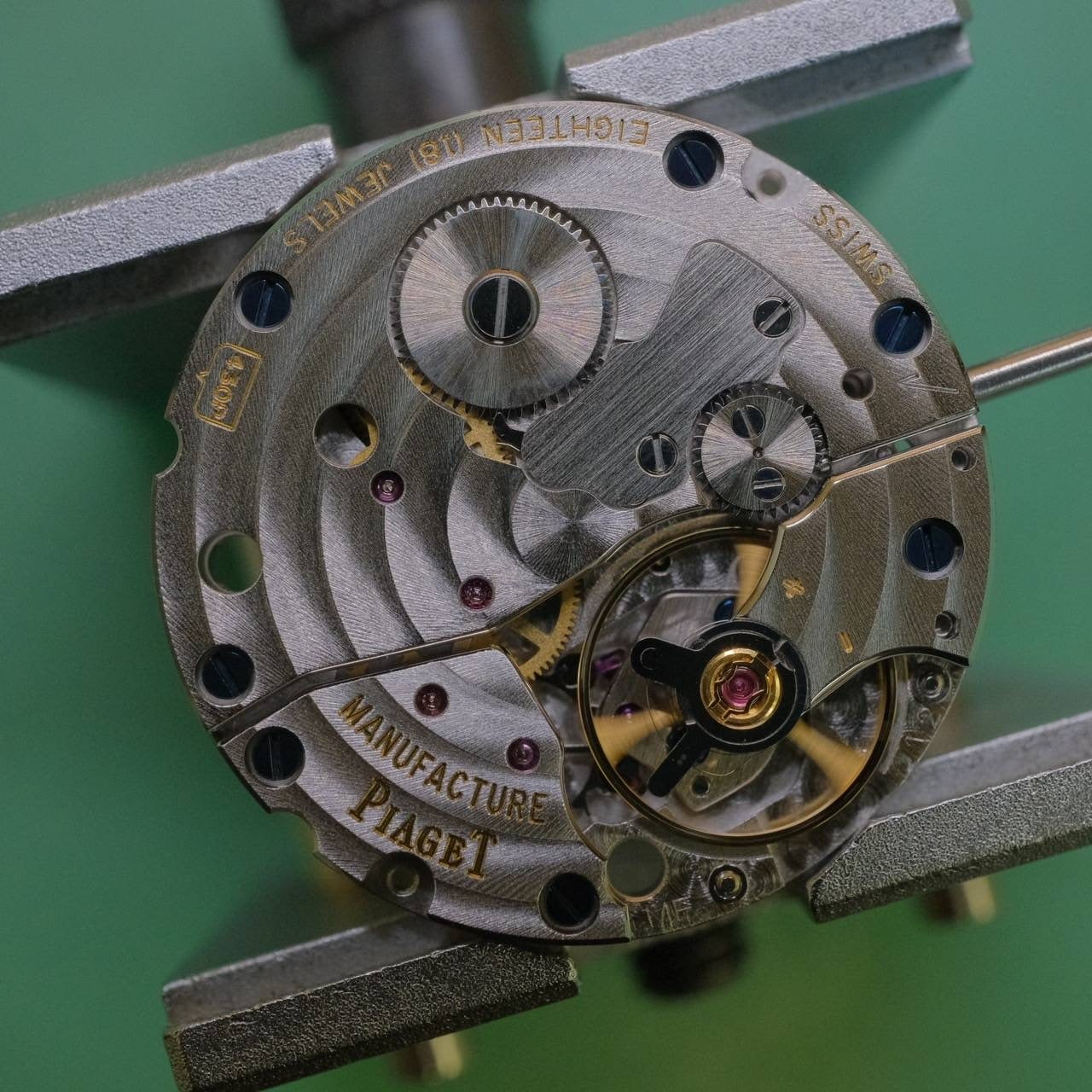 ピアジェ アルティプラノ P10465 手巻き Cal.430P PG 純正革ベルト 純正尾錠(750)シルバー文字盤