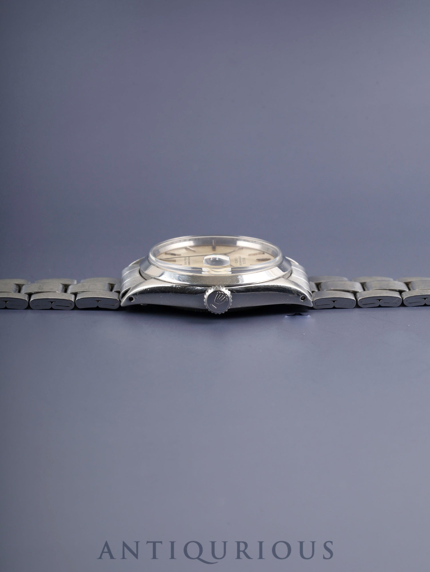 ロレックス オイスターパーペチュアルデイト 1500 自動巻き Cal.1560 SS SS シルバー文字盤 11番(1964年)オーバーホール済み