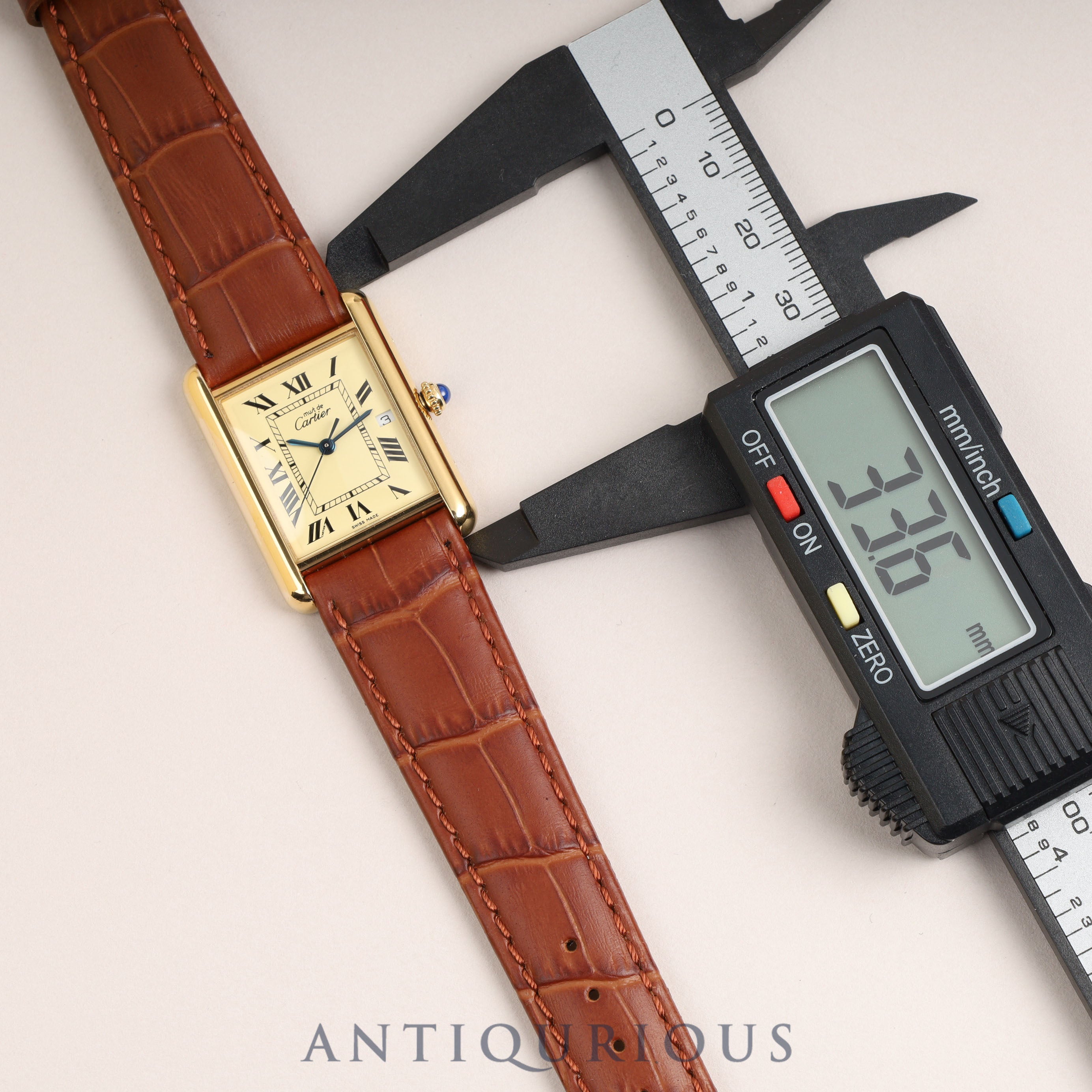 カルティエ マストタンク GM(XL) デイト QZ コンプリートサービス(フルメンテナンス)済み